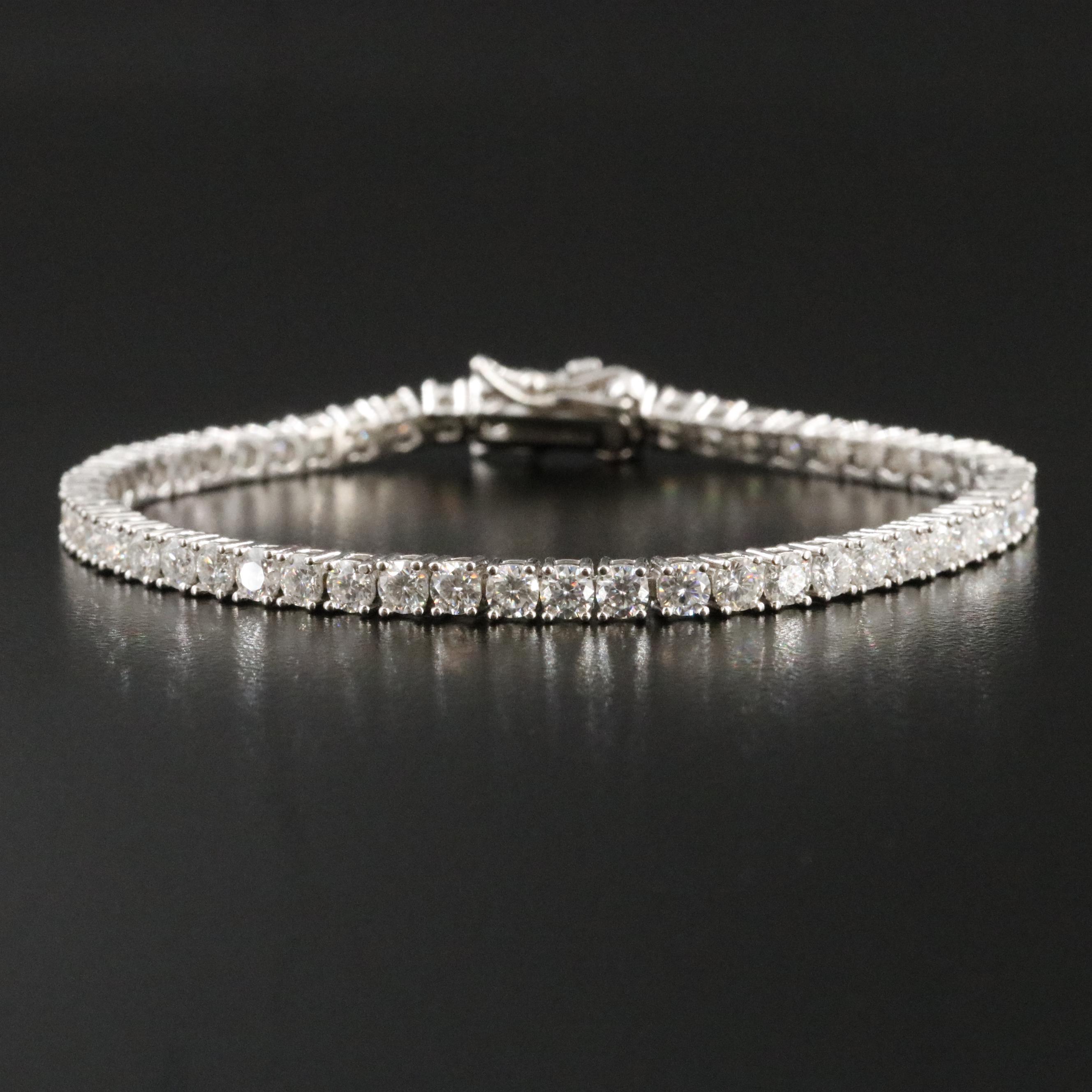 Sterling Moissanite Bracelet