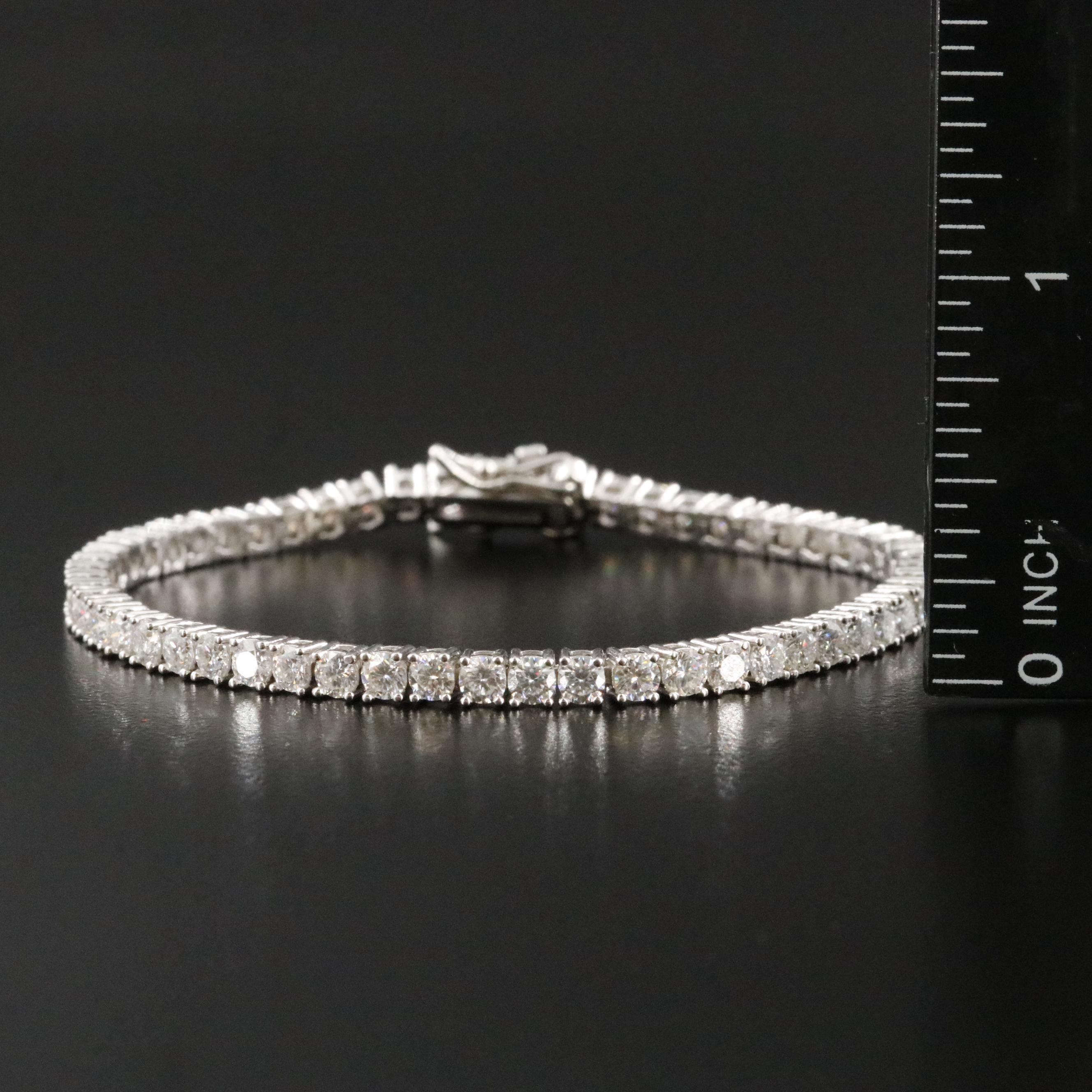 Sterling Moissanite Bracelet