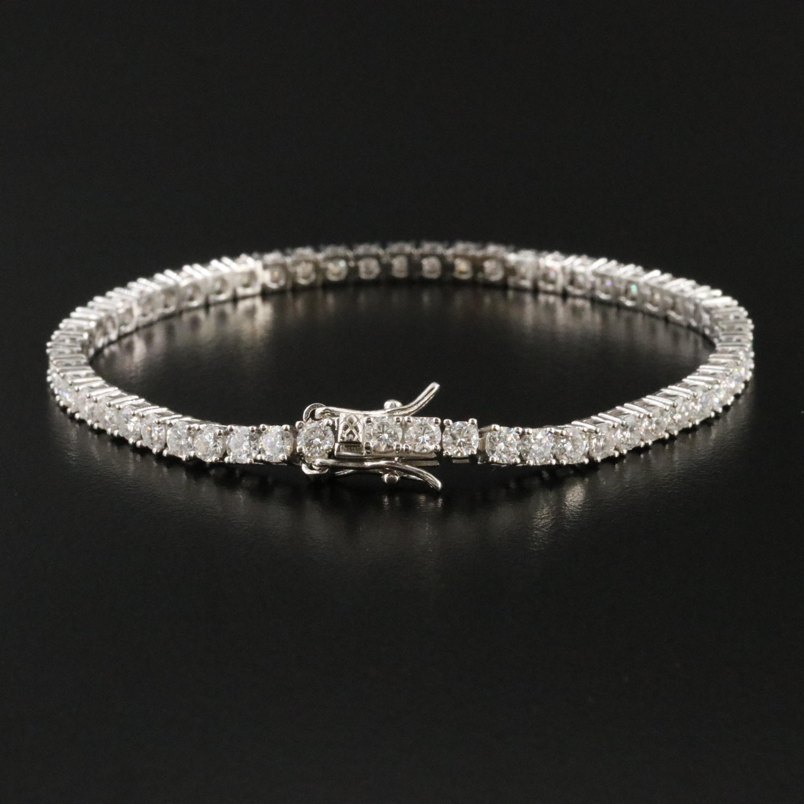 Sterling Moissanite Bracelet