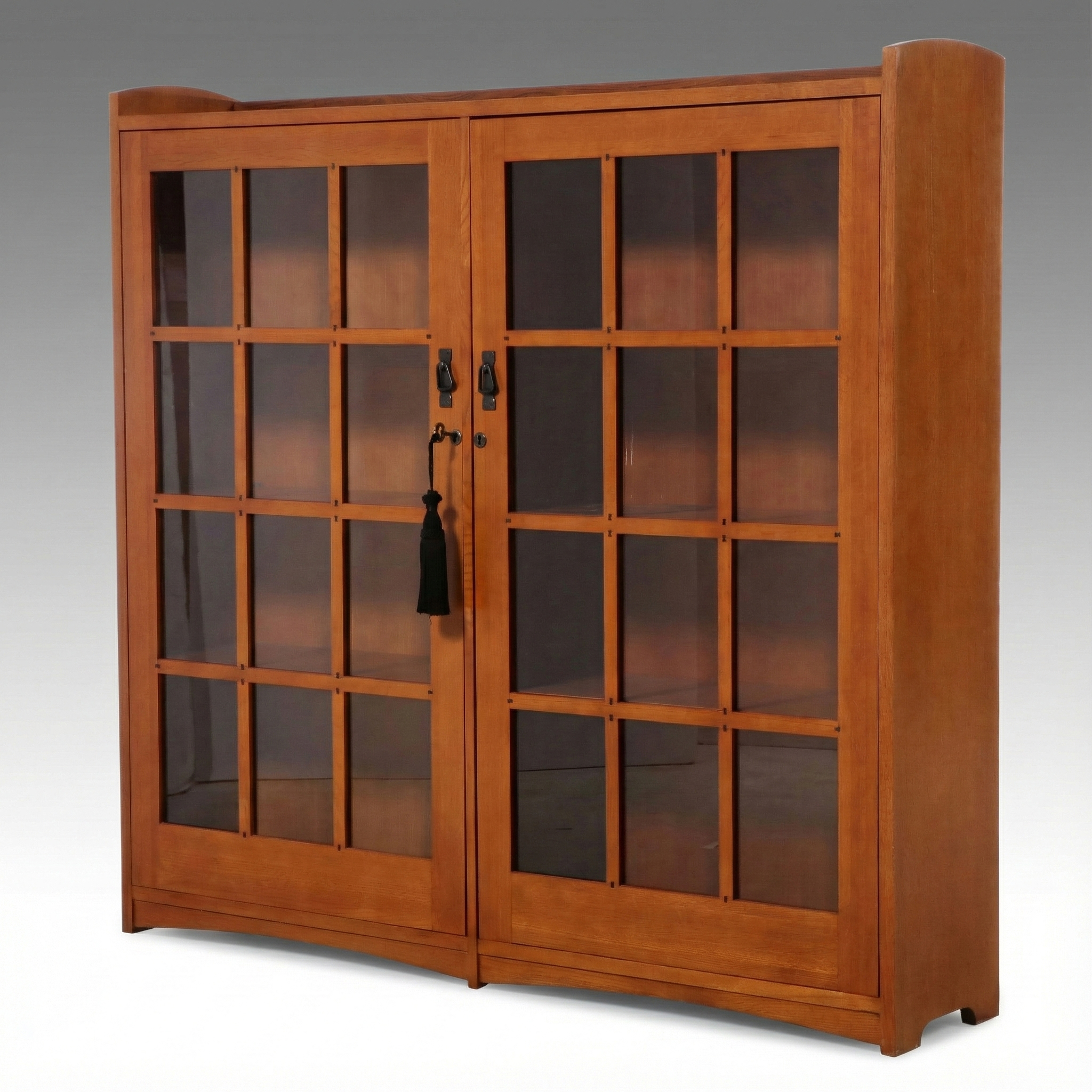 Craftsman Style Cherry Cabinet Bookcase