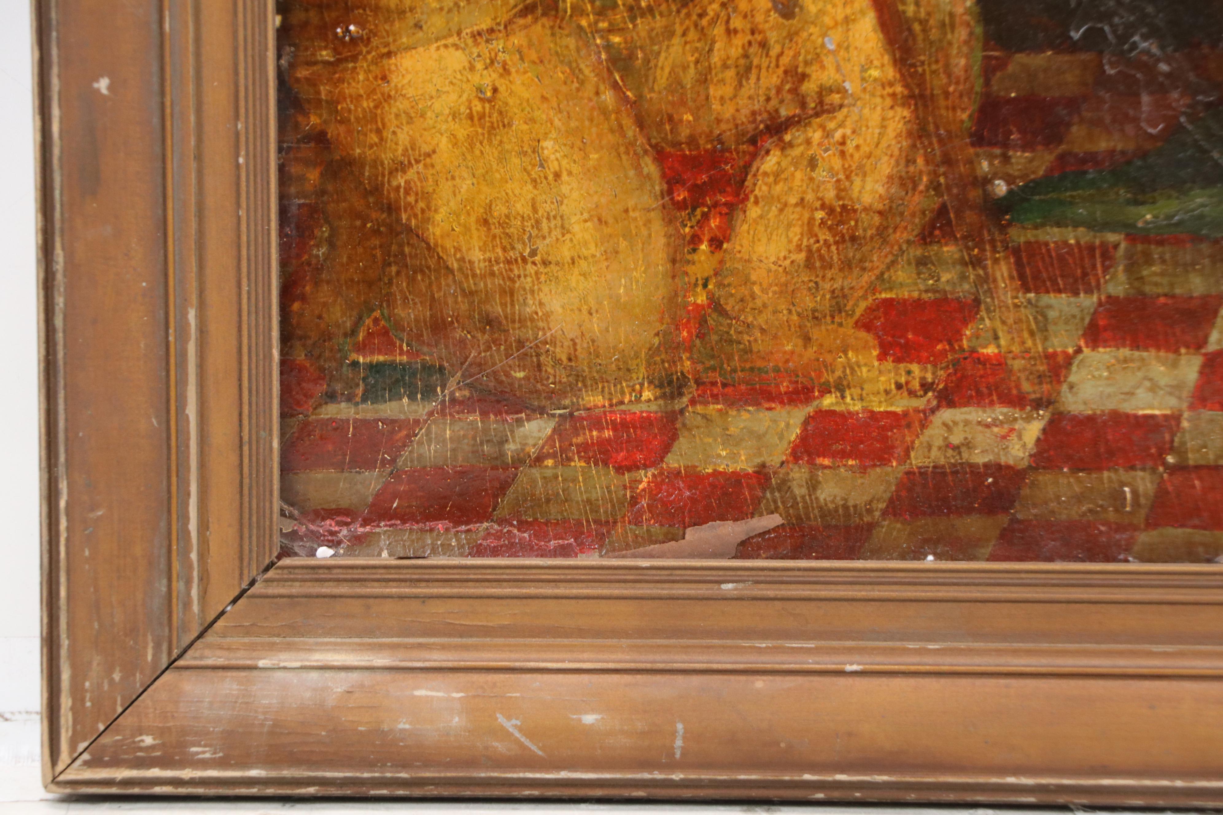 Religious Oil Painting of Madonna and Child with Saint John the Baptist