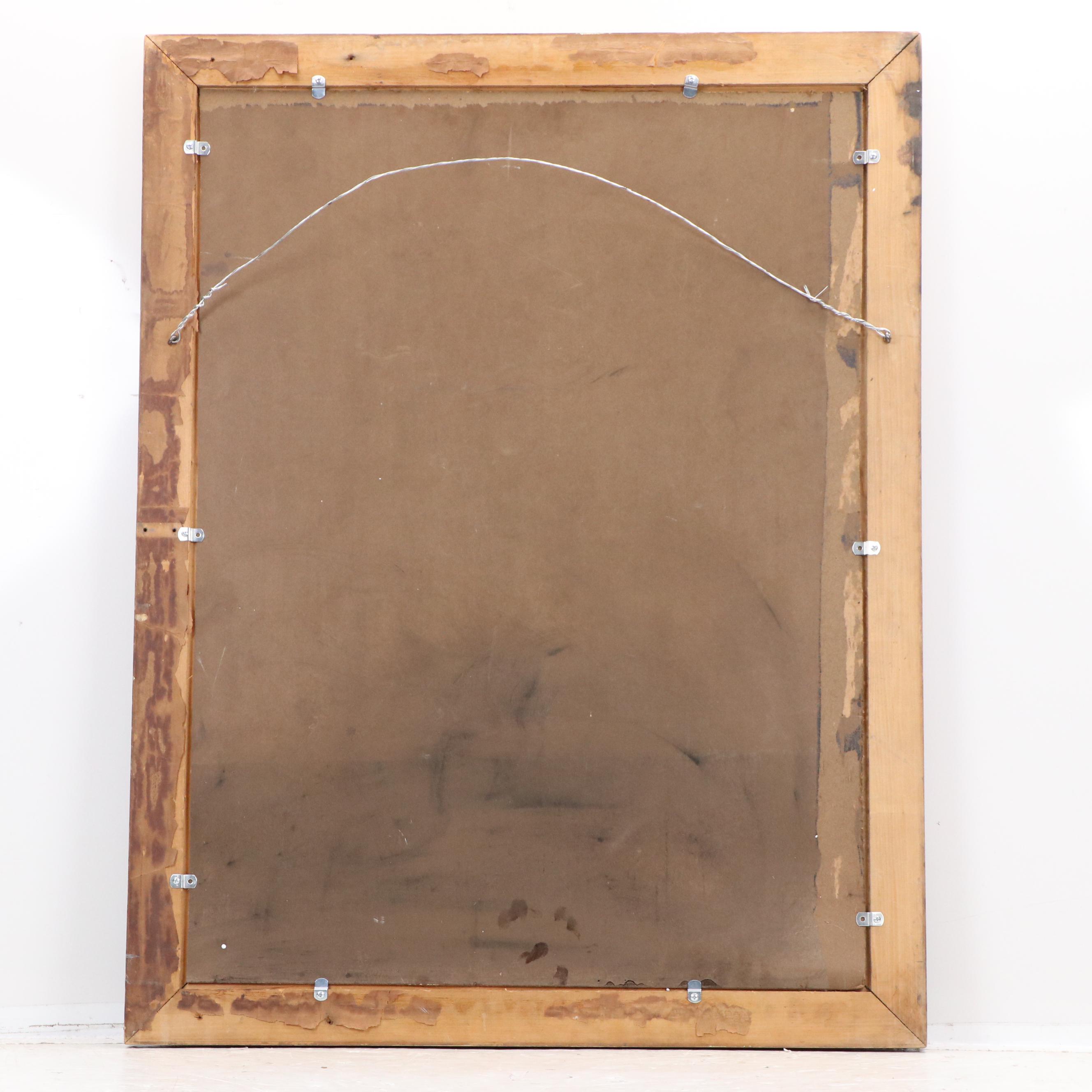 Religious Oil Painting of Madonna and Child with Saint John the Baptist