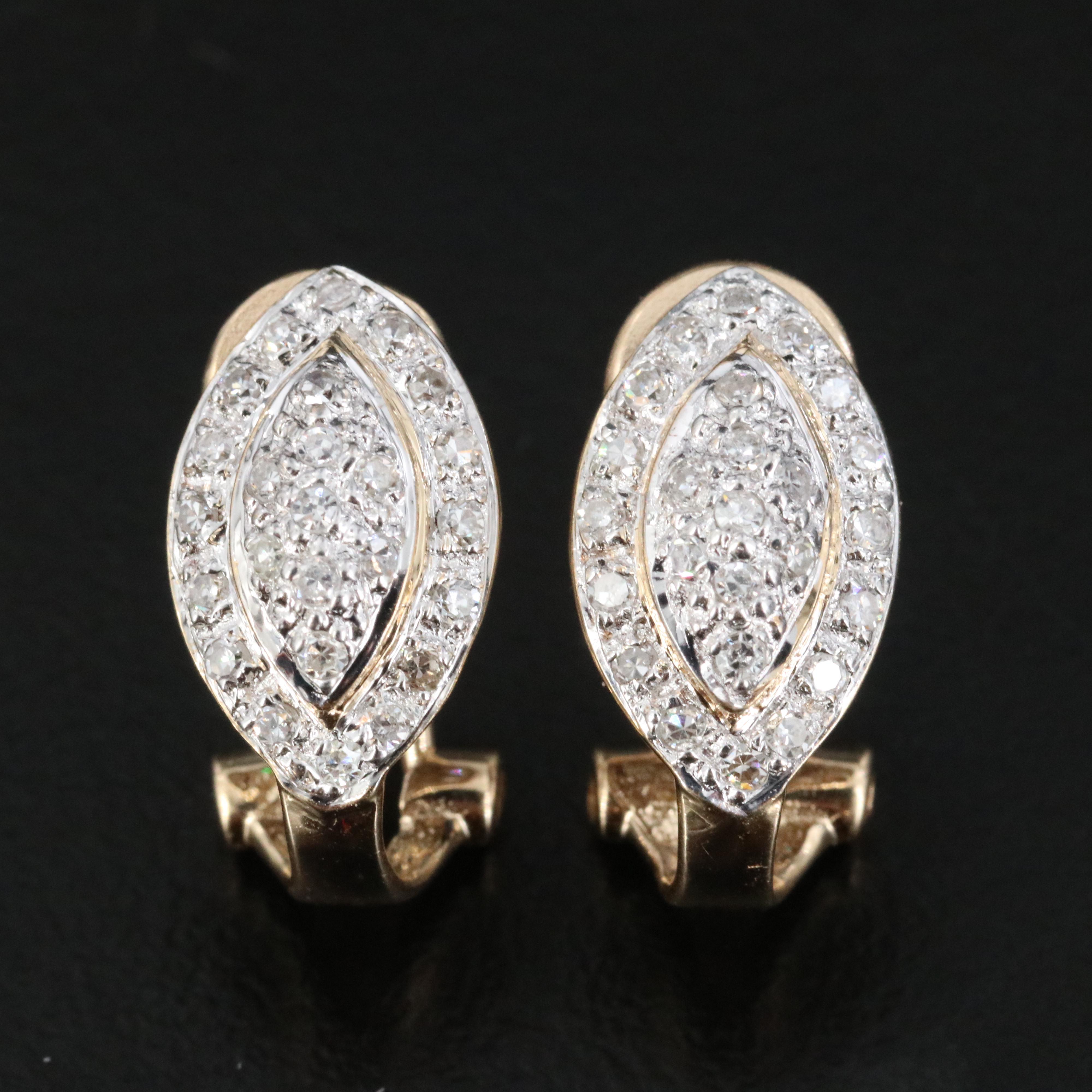 14K 0.25 CTW Diamond Earrings