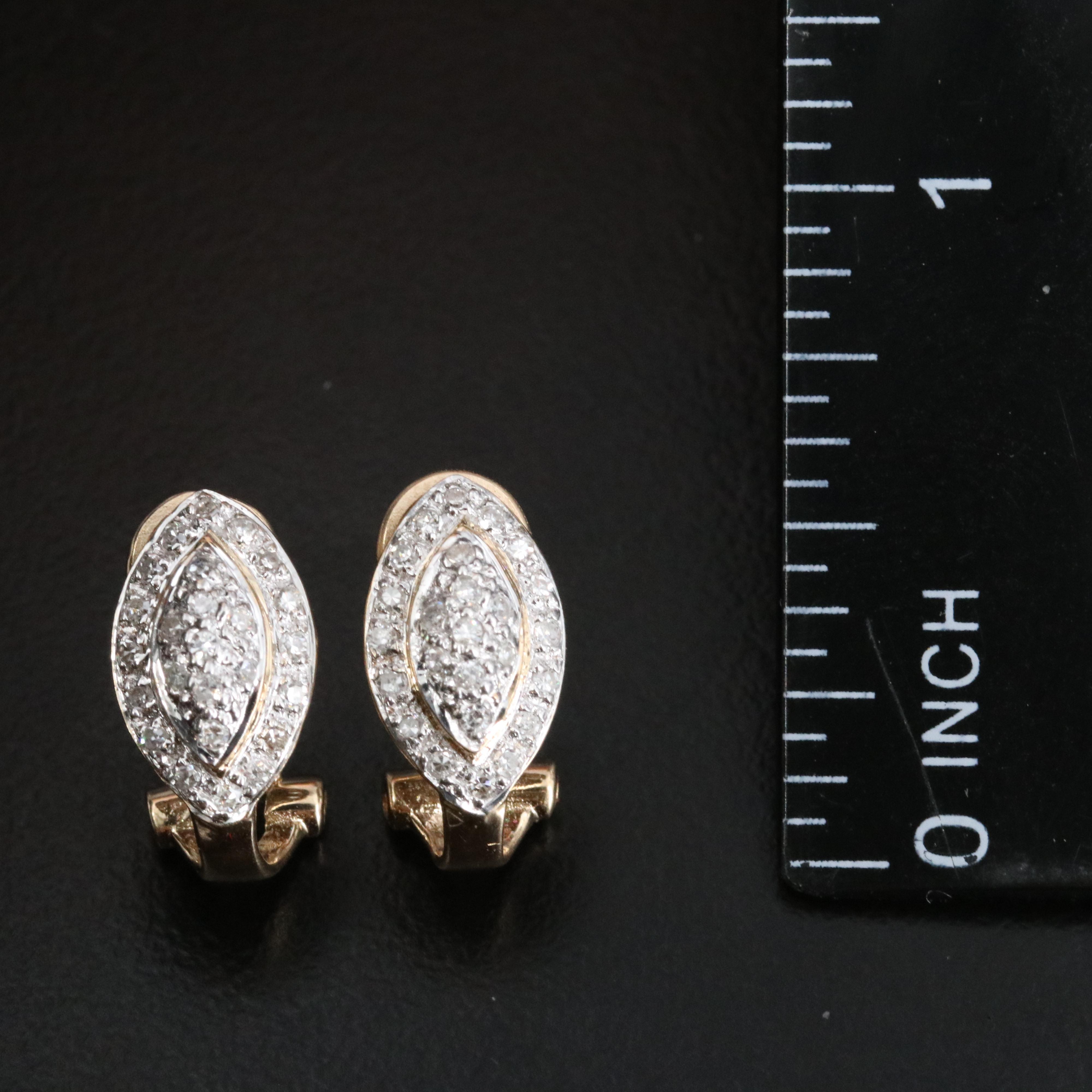 14K 0.25 CTW Diamond Earrings