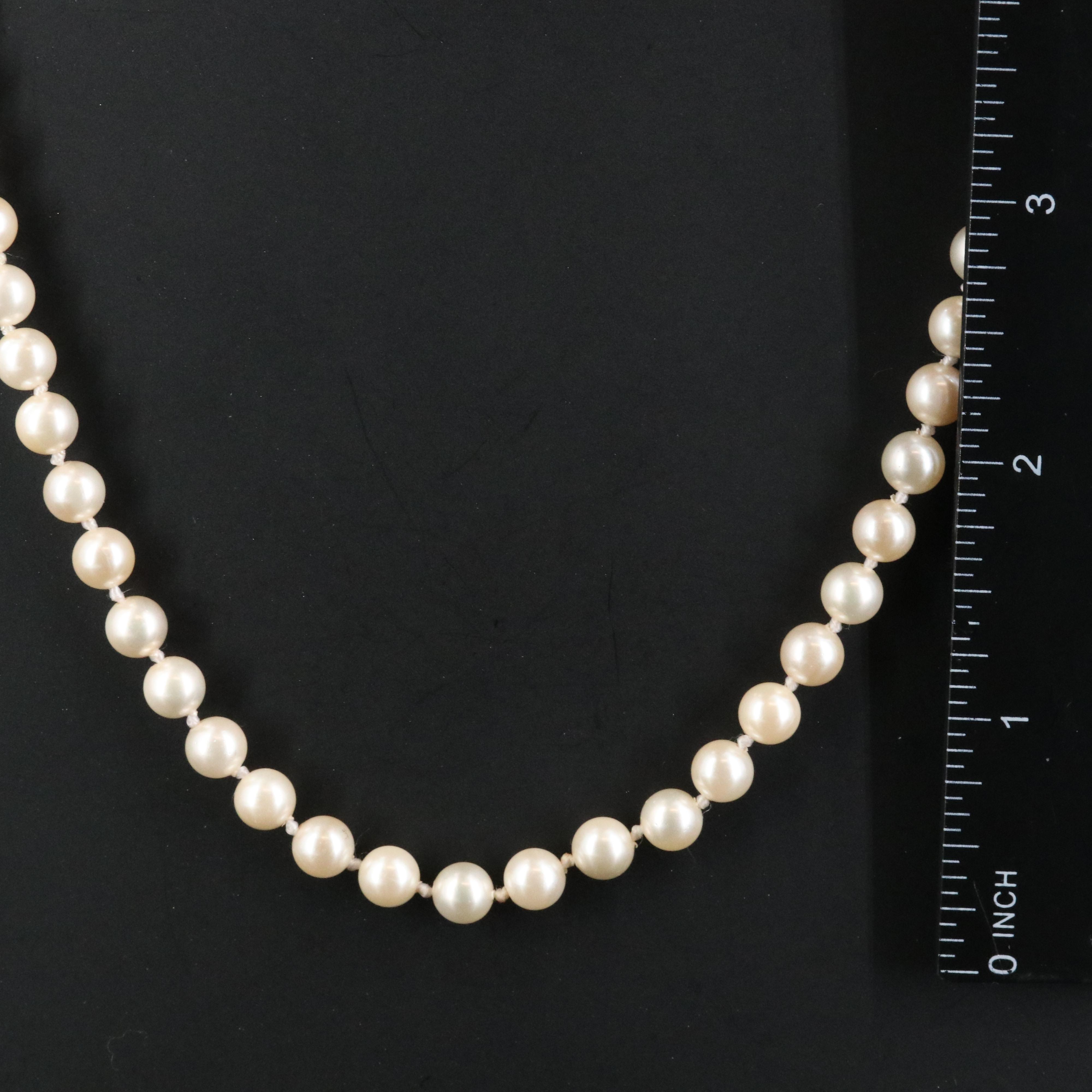 Sterling Pearl Necklace