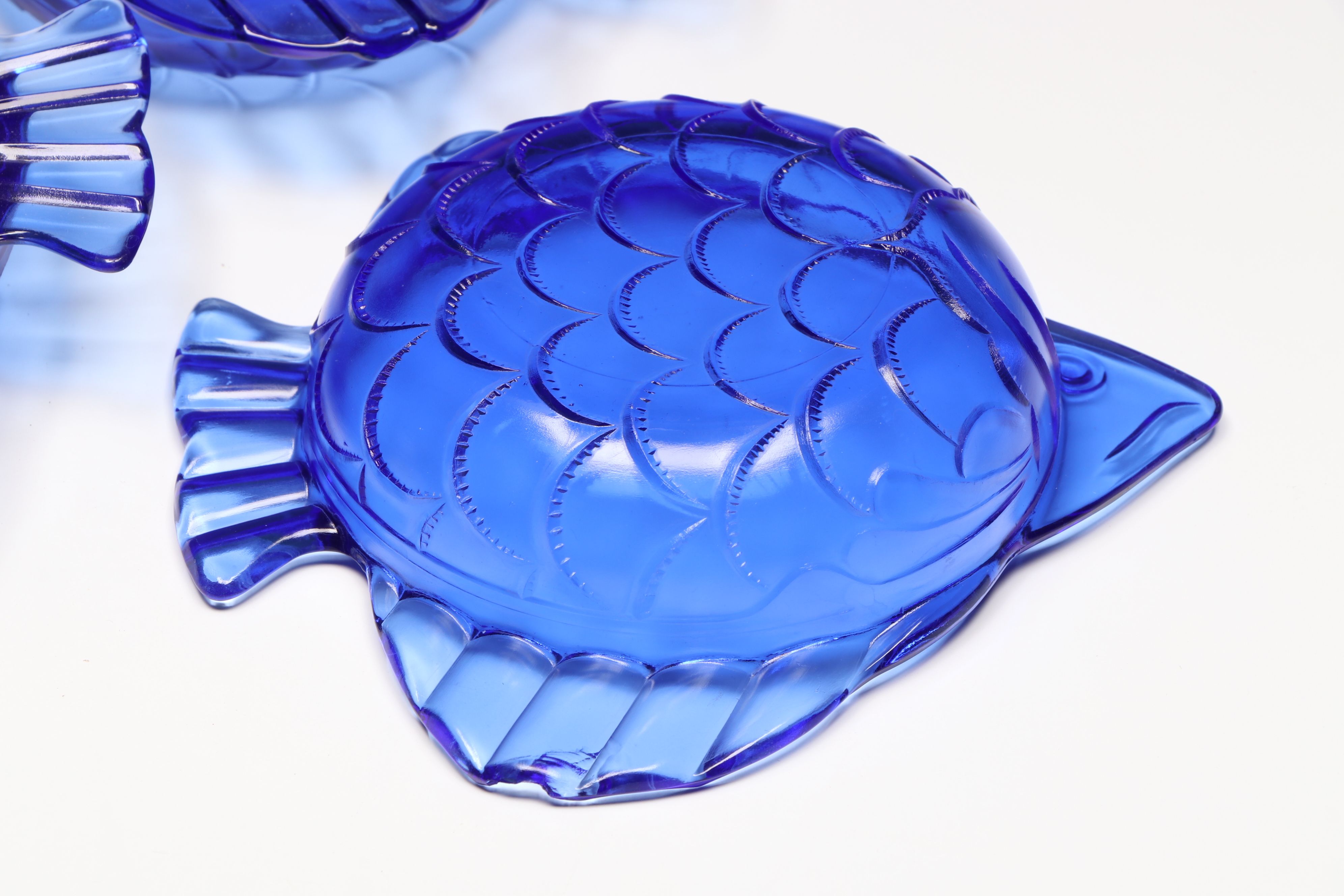 Japanese Kutani Ware Koi Fish with Shakers and Bowls