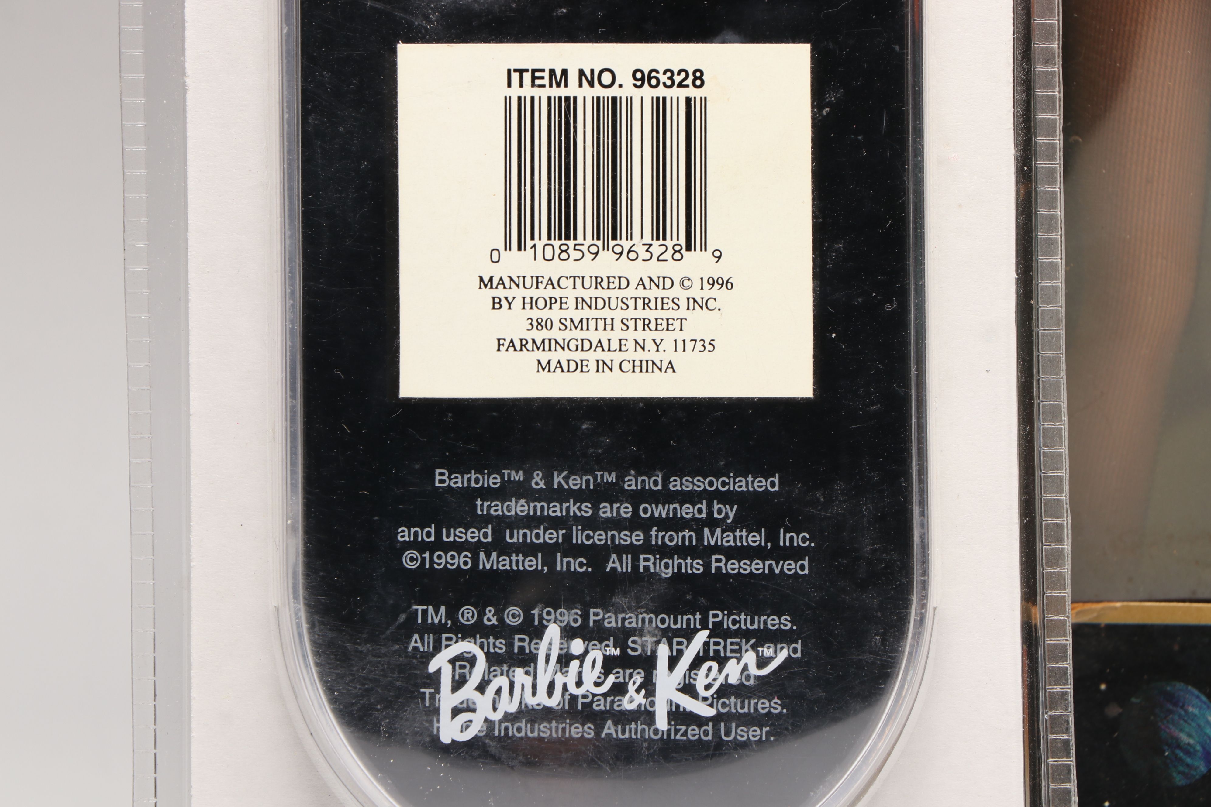 Barbie and Ken "Star Trek" Gift Set Dolls and Collector Timepiece