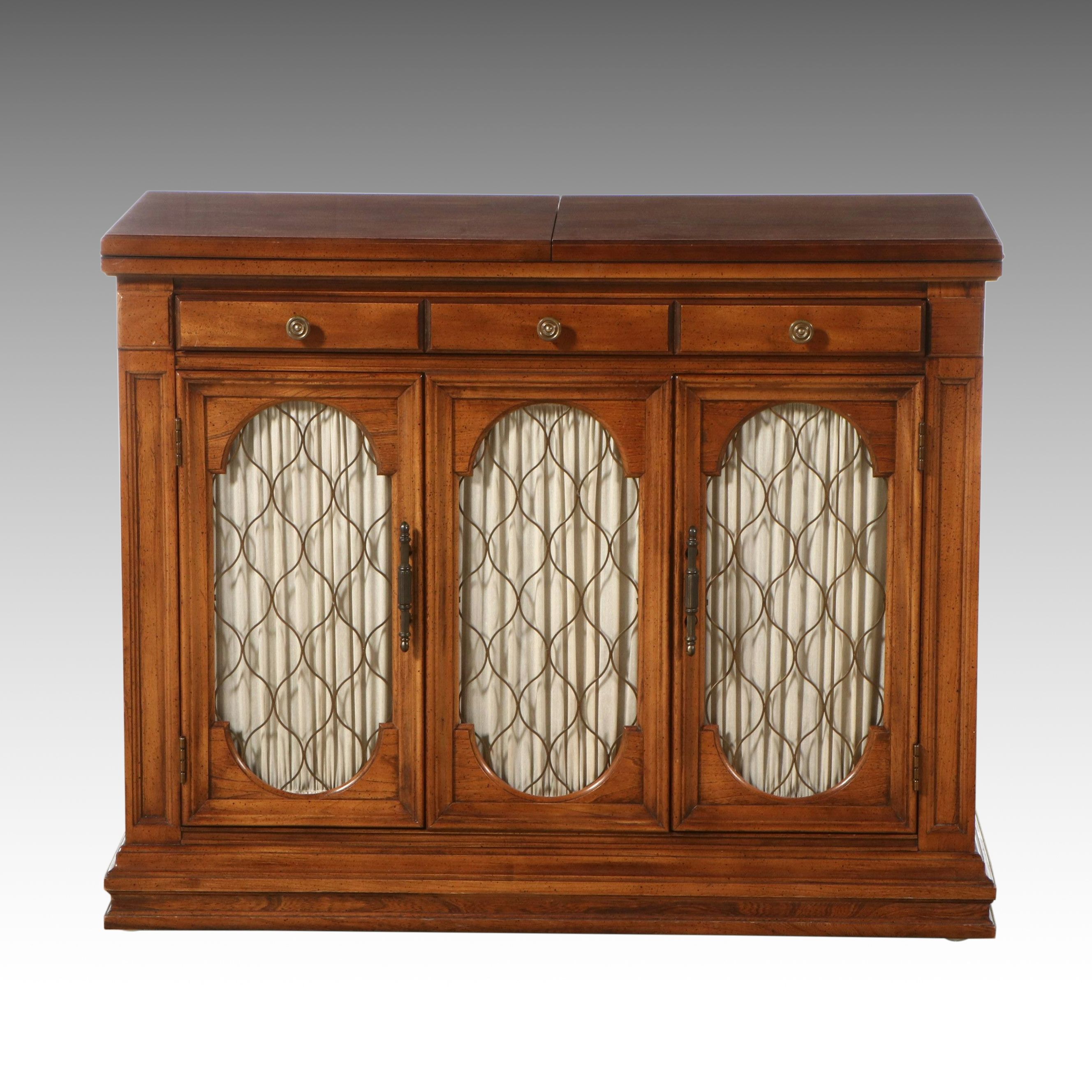 Regency Style Walnut Sideboard, Mid to Late 20th Century
