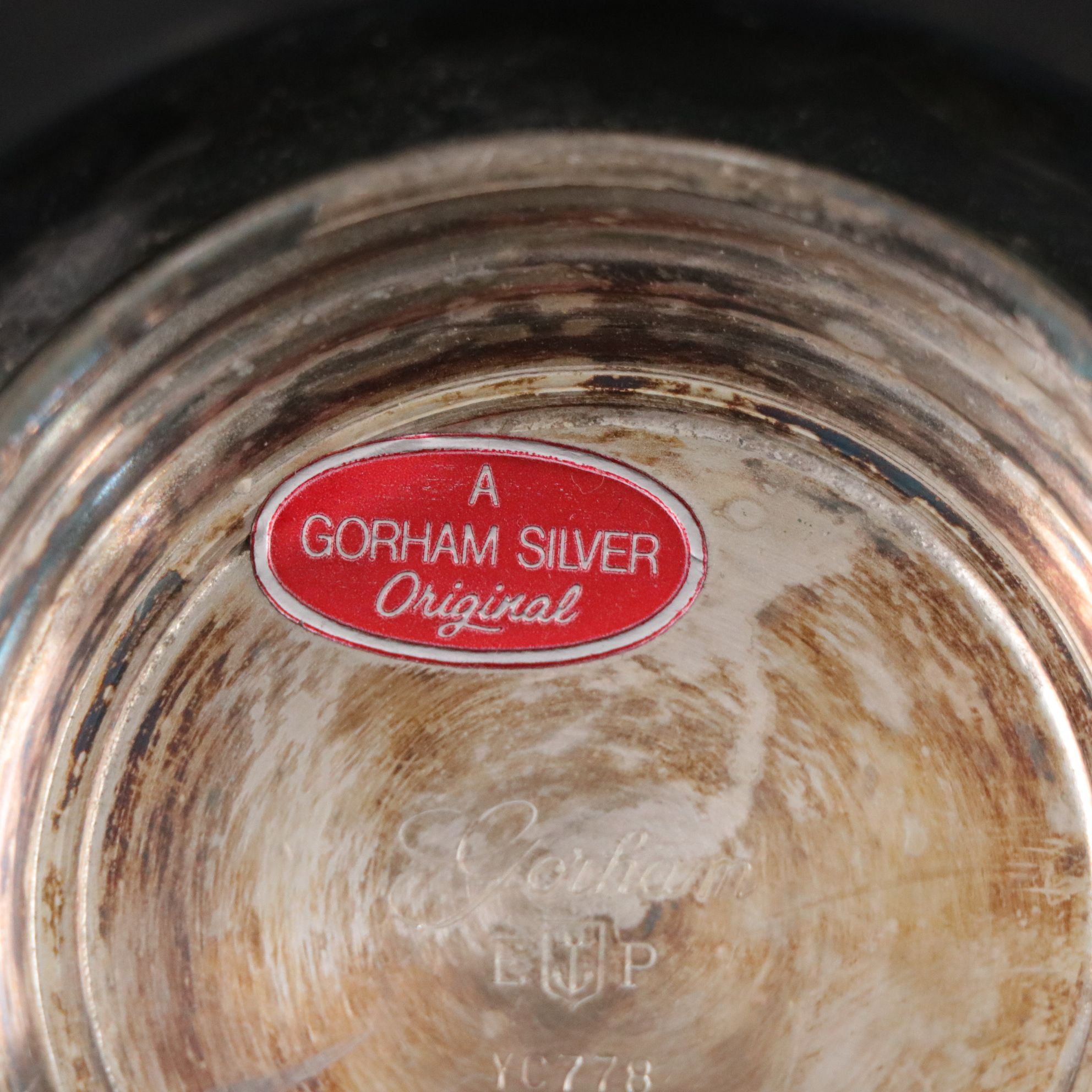 Silver Plate Bowl & Candle Holders with Crystal Bell & More