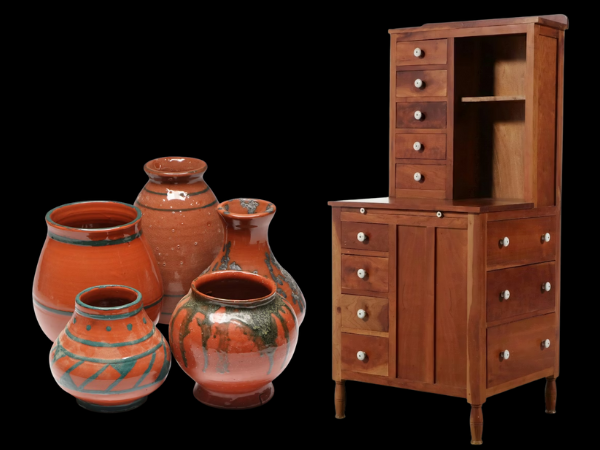 An Artisan's Touch: Bench-Made Furnishings & Signed Pottery