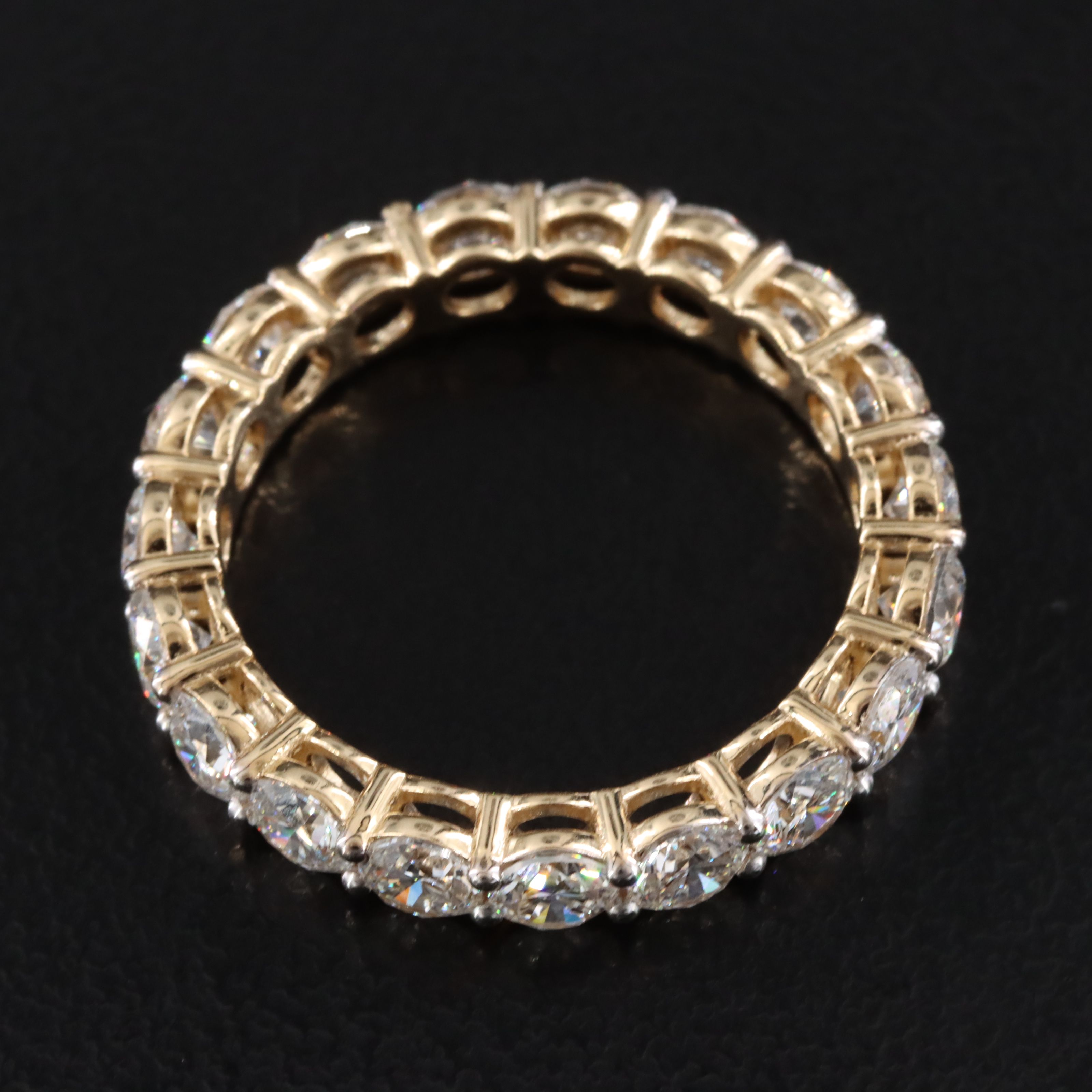 14K 3.29 CTW Lab Grown Diamond Eternity Band