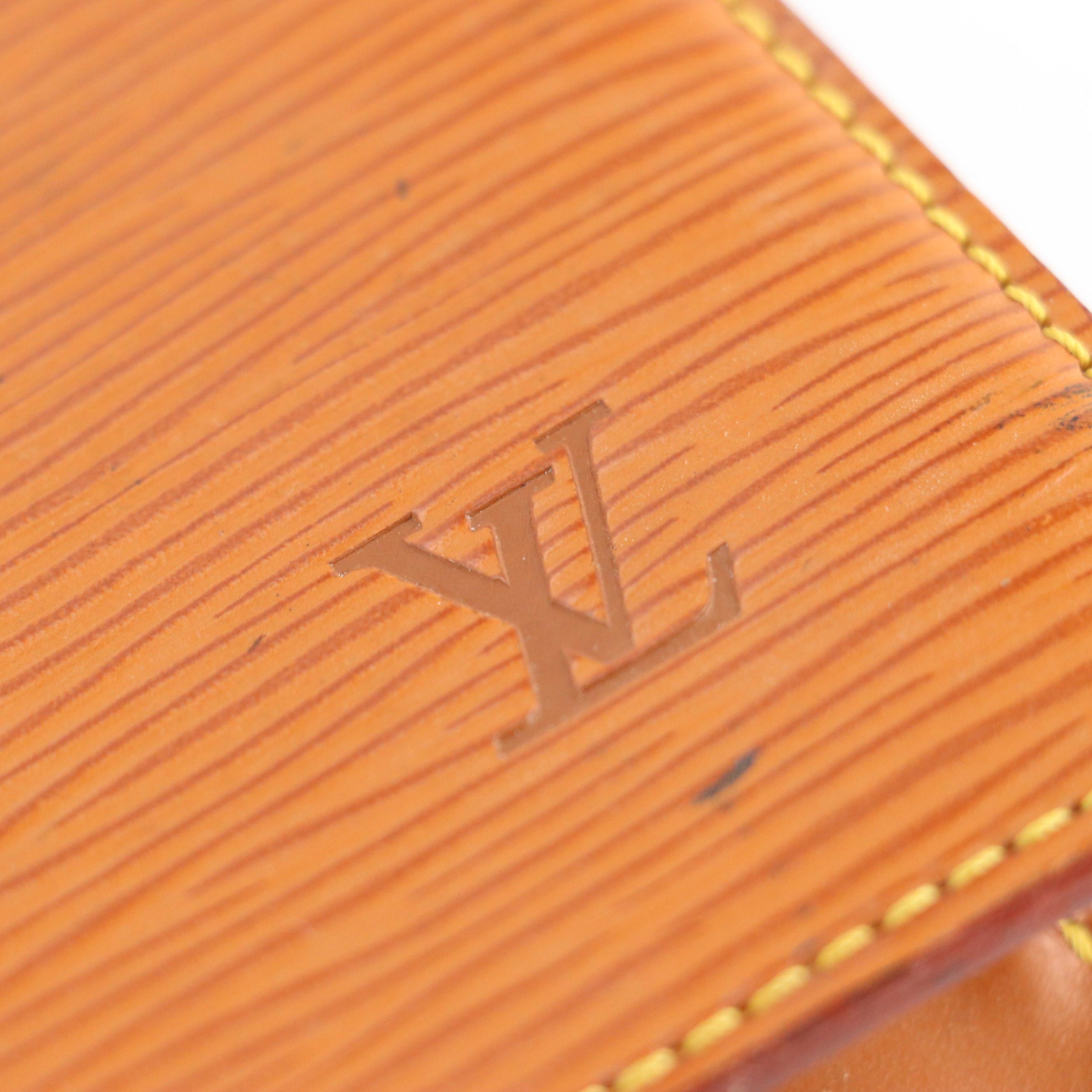 Louis Vuitton Pochette Homme Clutch in Cipango Gold Epi Leather