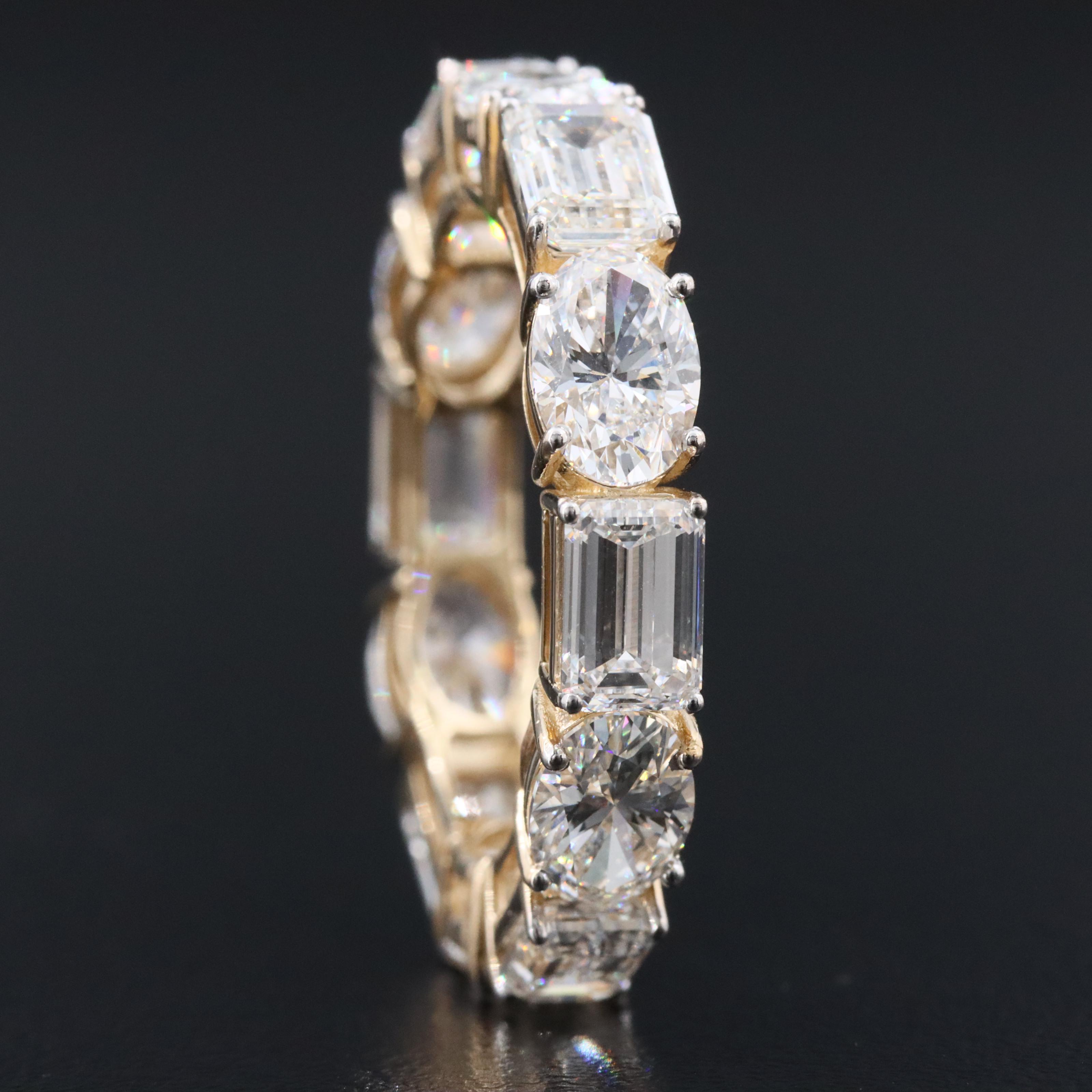 14K 6.35 CTW Lab Grown Diamond Eternity Band