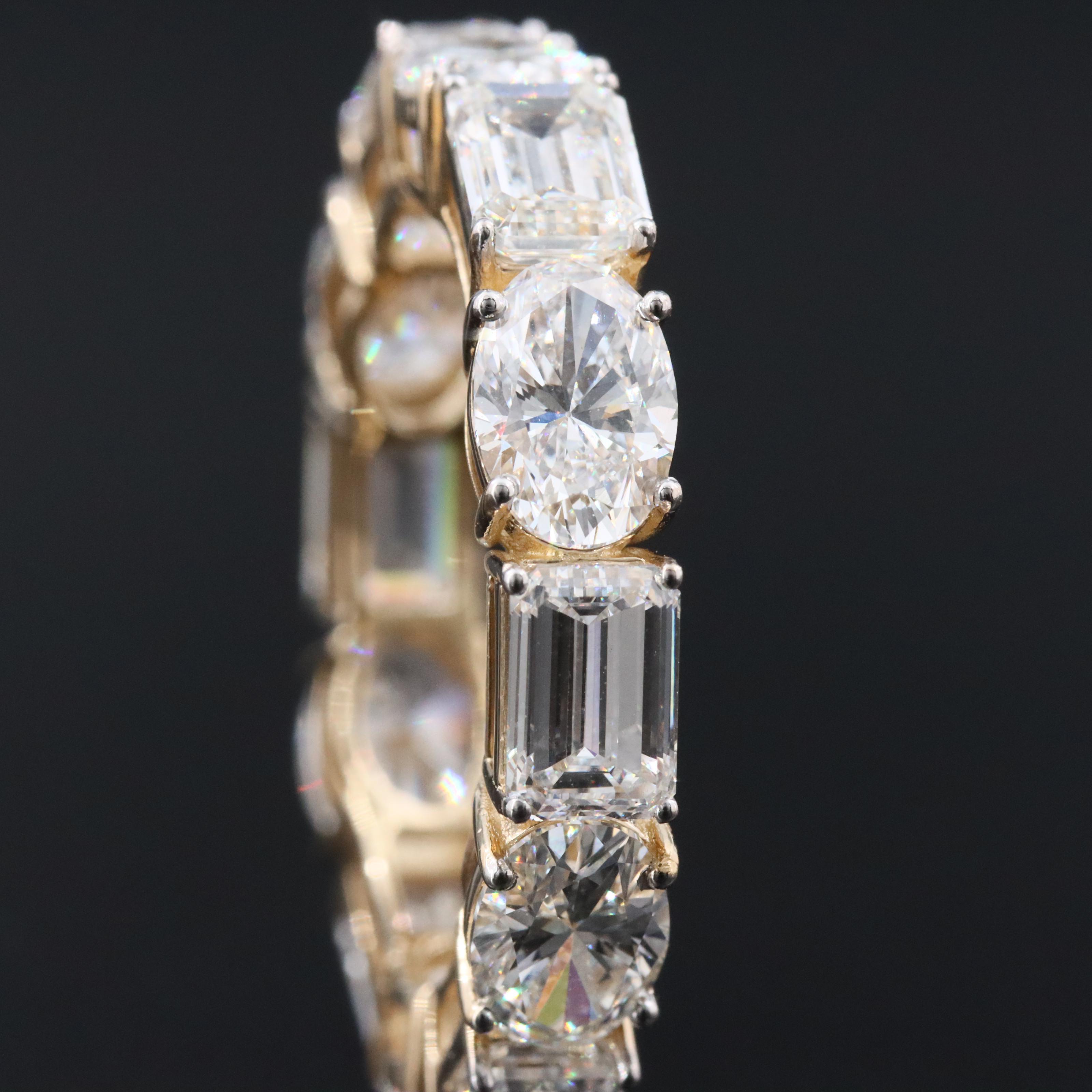 14K 6.35 CTW Lab Grown Diamond Eternity Band
