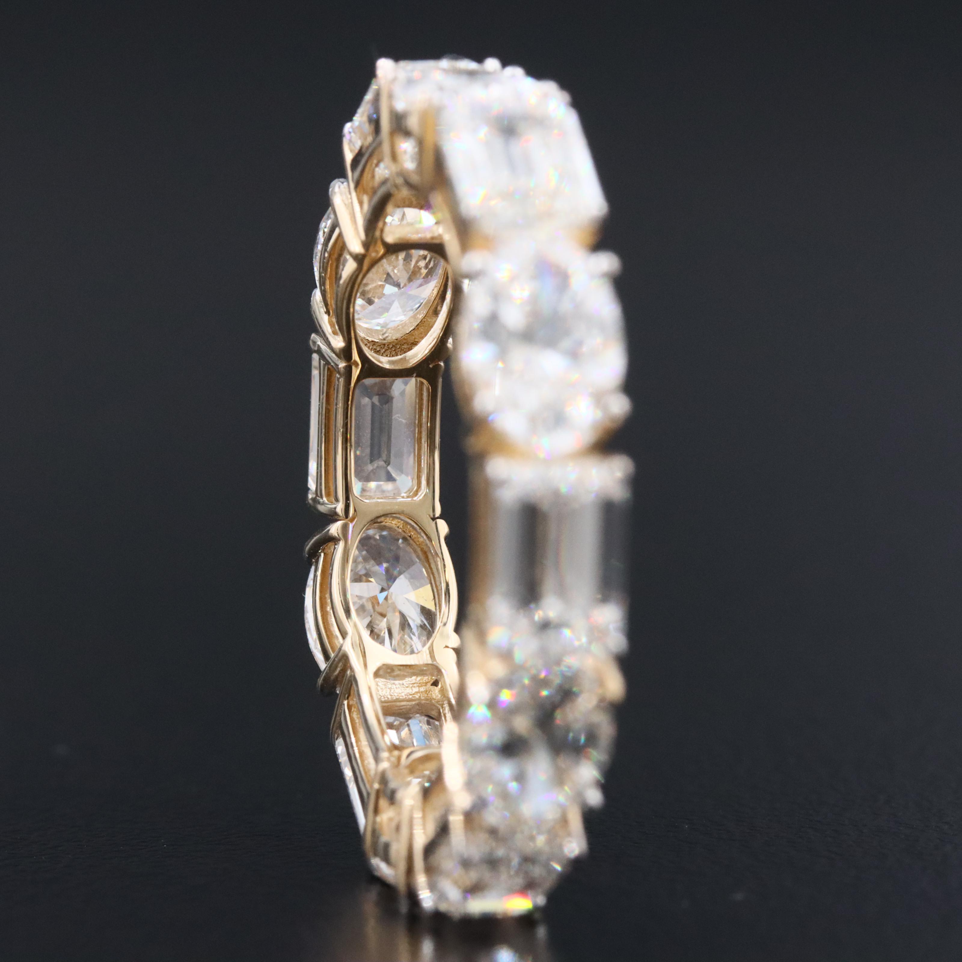 14K 6.35 CTW Lab Grown Diamond Eternity Band