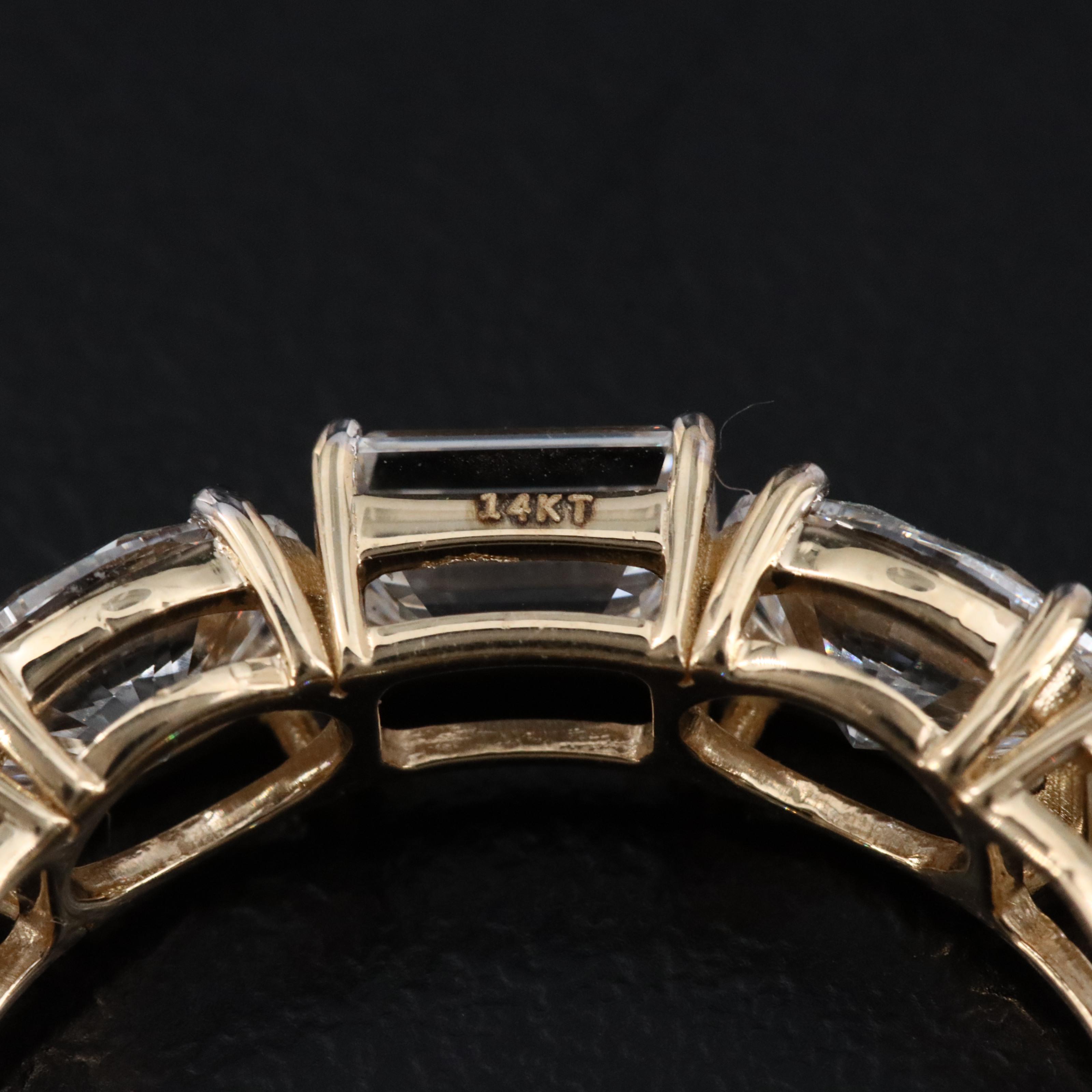 14K 6.35 CTW Lab Grown Diamond Eternity Band