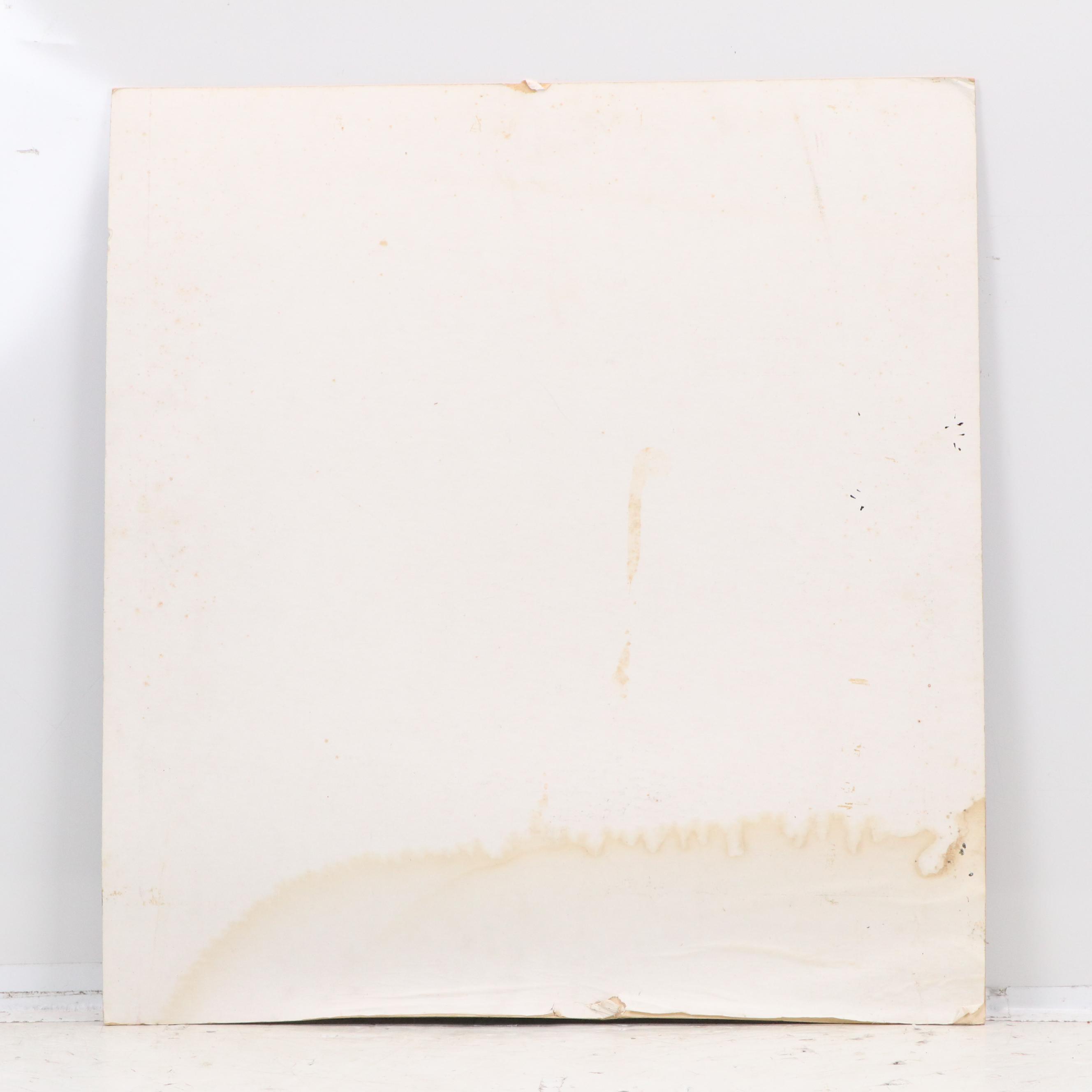 Architectural Gouache Illustration of the Emery Building in Cincinnati