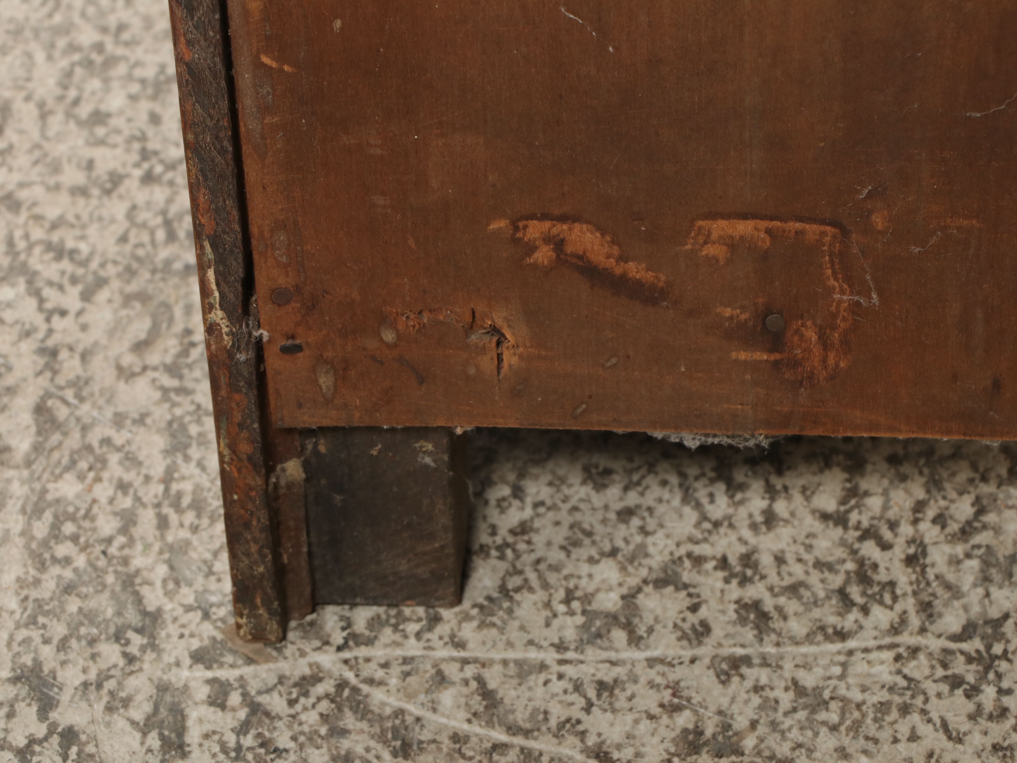 American Late Victorian Art Nouveau Style Carved Oak Secretary Bookcase