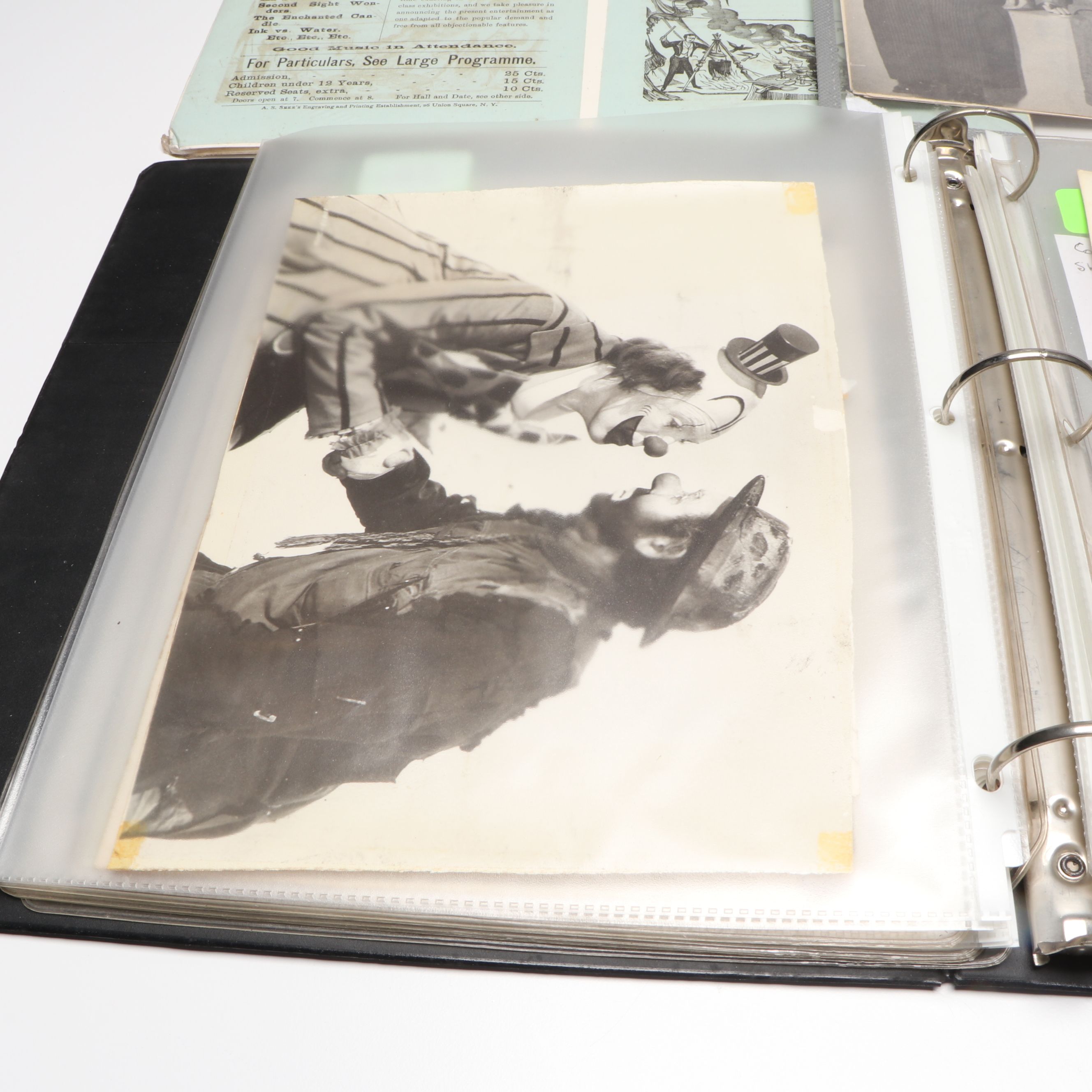 Pharos, Prof. De La Mano with Other Flyers, Photographs and More Ephemera