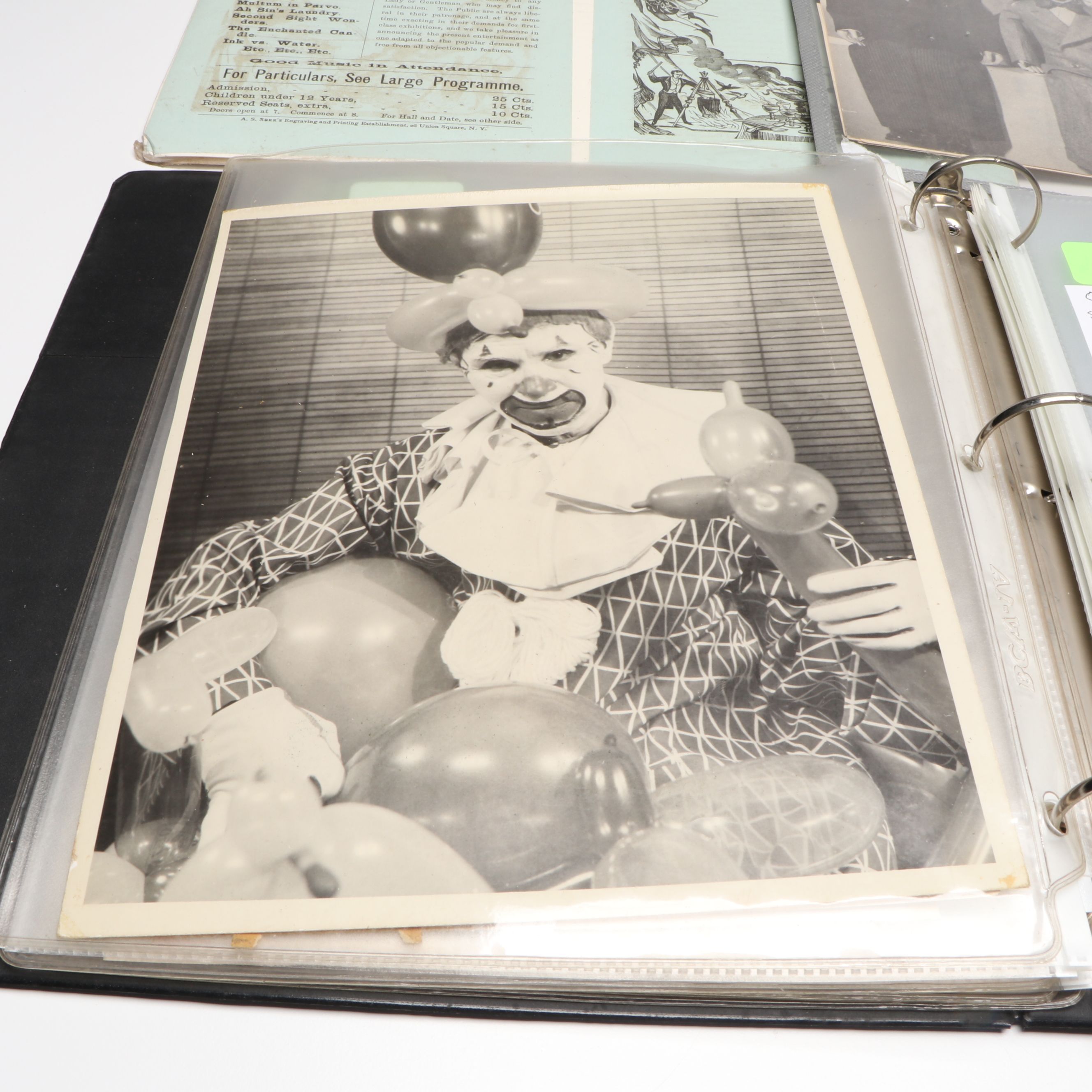 Pharos, Prof. De La Mano with Other Flyers, Photographs and More Ephemera