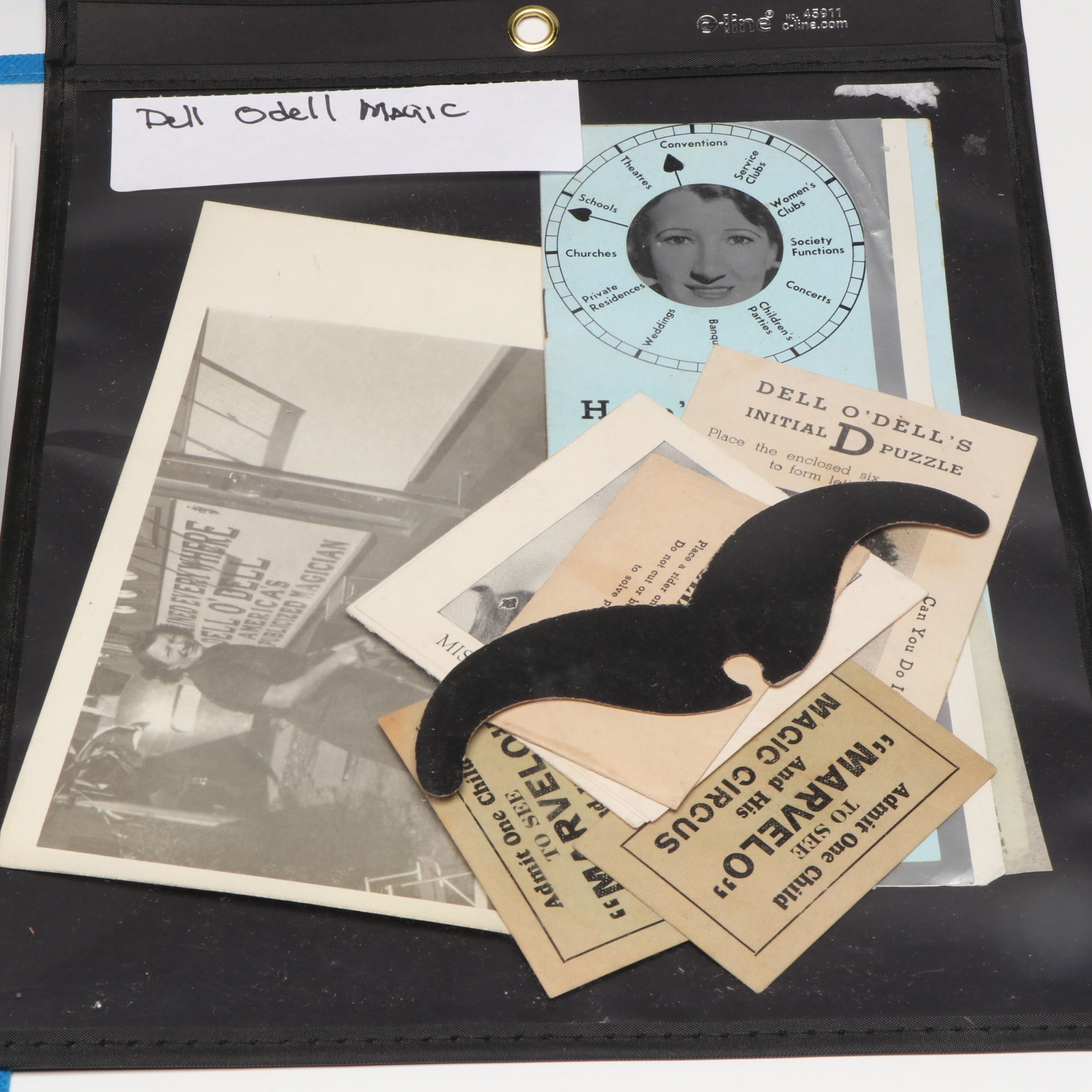 Pharos, Prof. De La Mano with Other Flyers, Photographs and More Ephemera