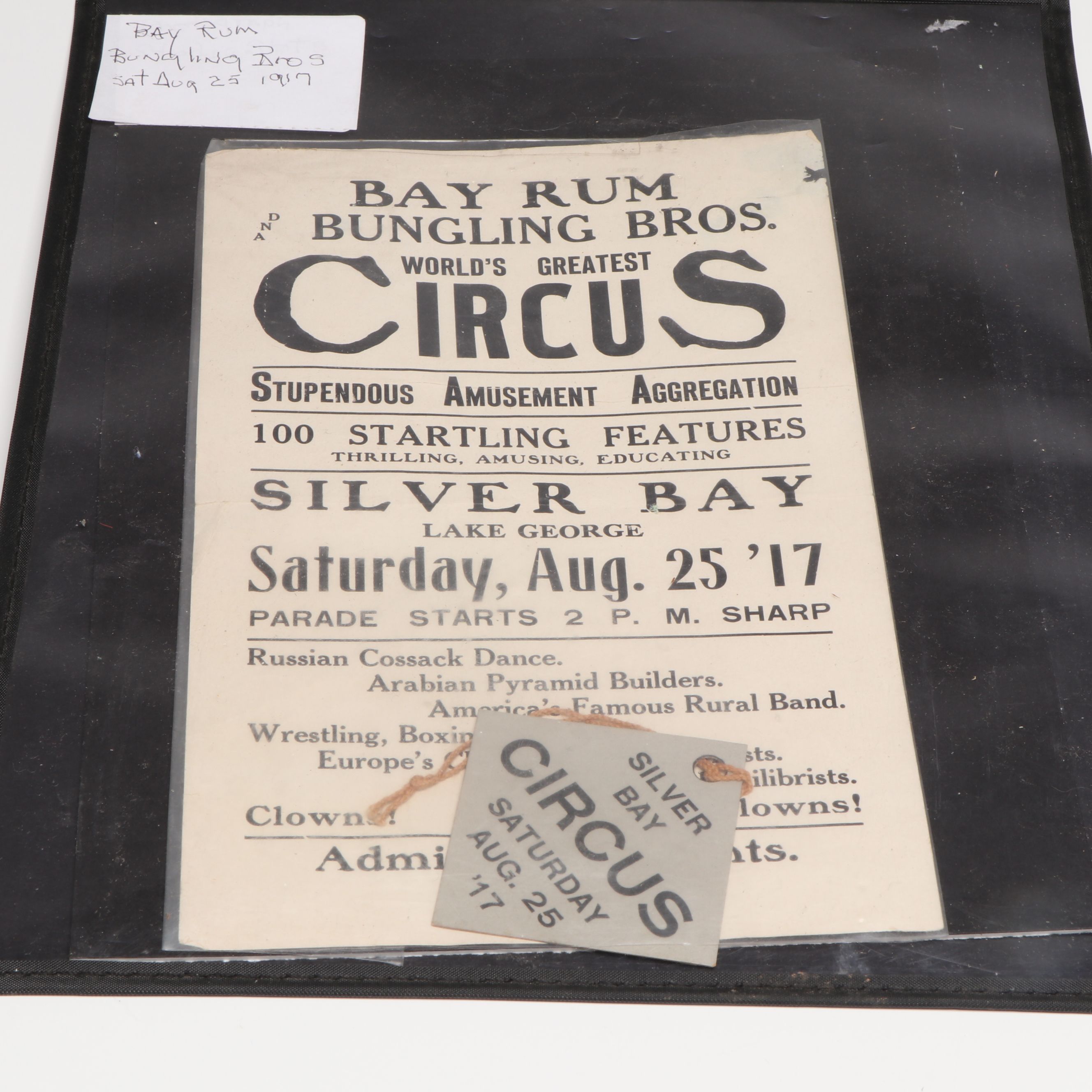 Pharos, Prof. De La Mano with Other Flyers, Photographs and More Ephemera