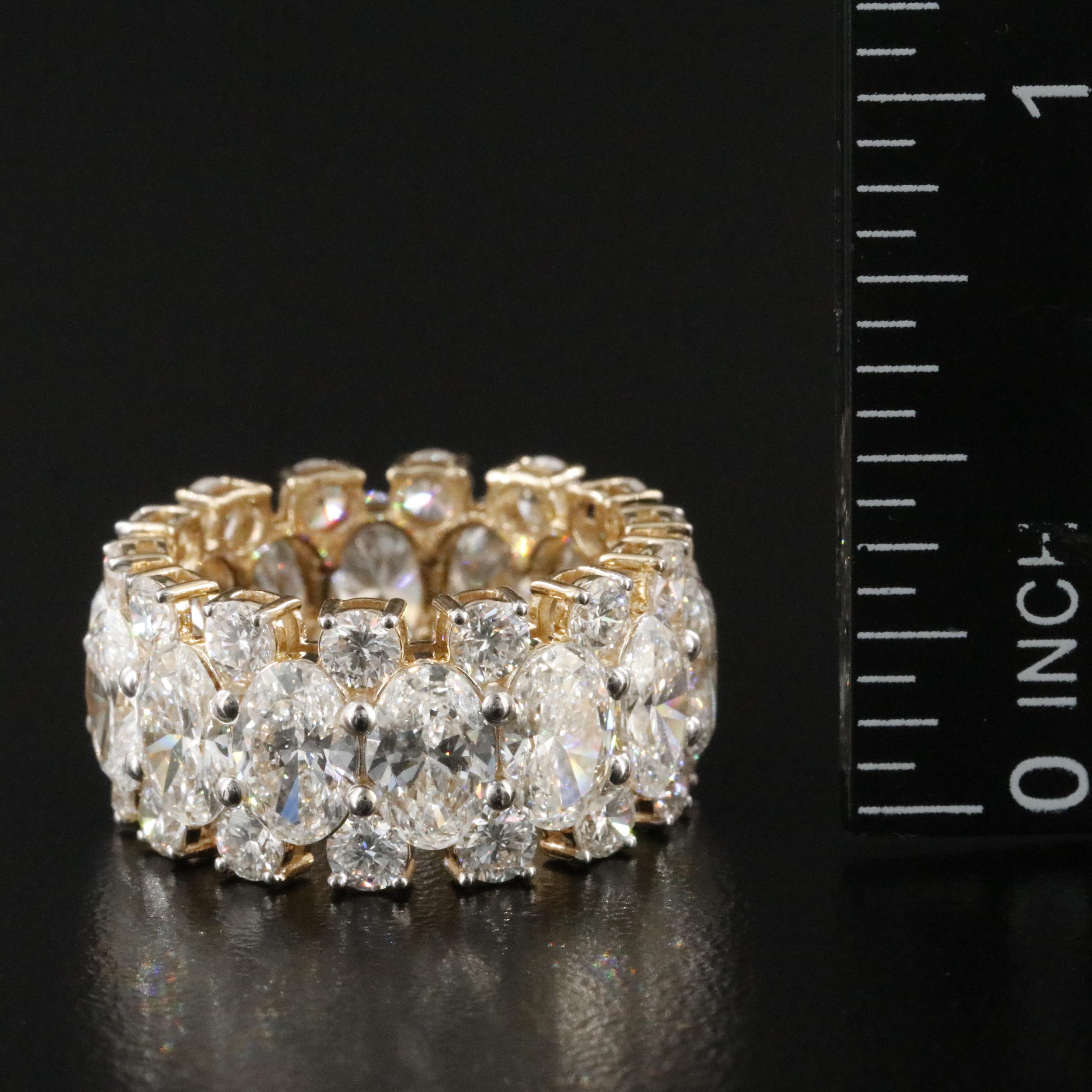14K 11.83 CTW Lab Grown Diamond Ring