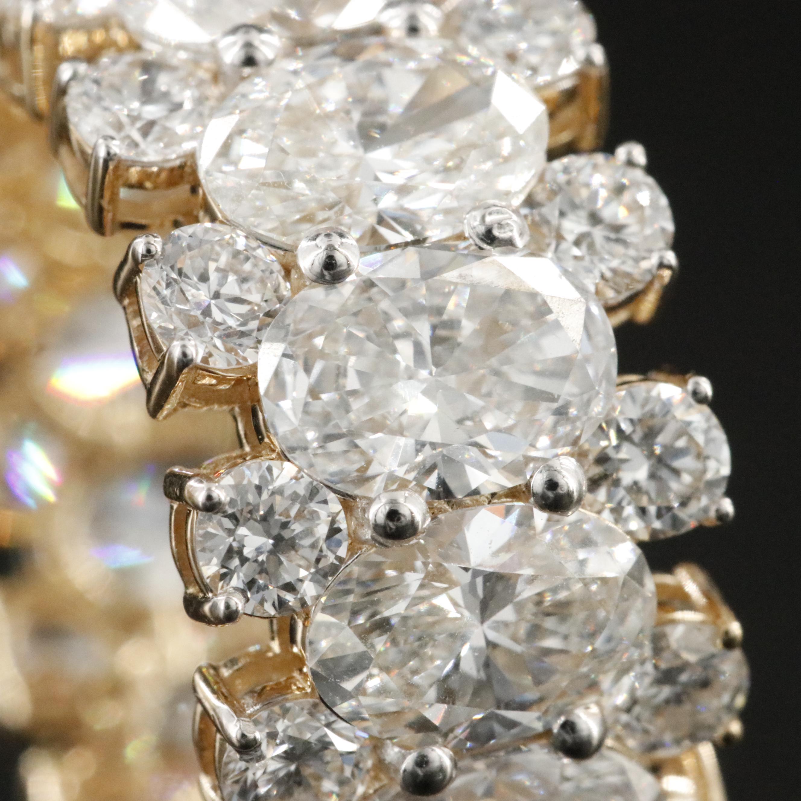 14K 11.83 CTW Lab Grown Diamond Ring