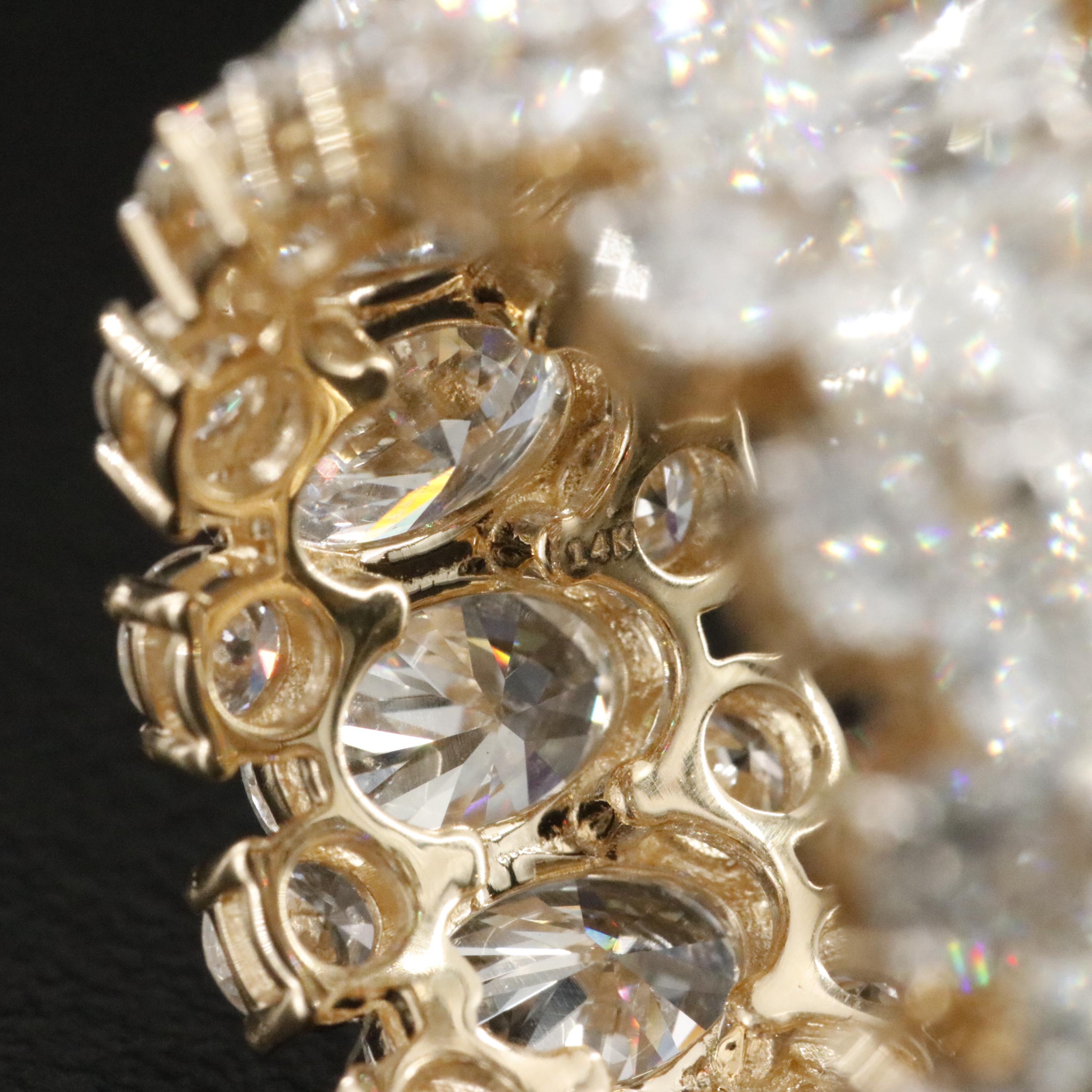 14K 11.83 CTW Lab Grown Diamond Ring