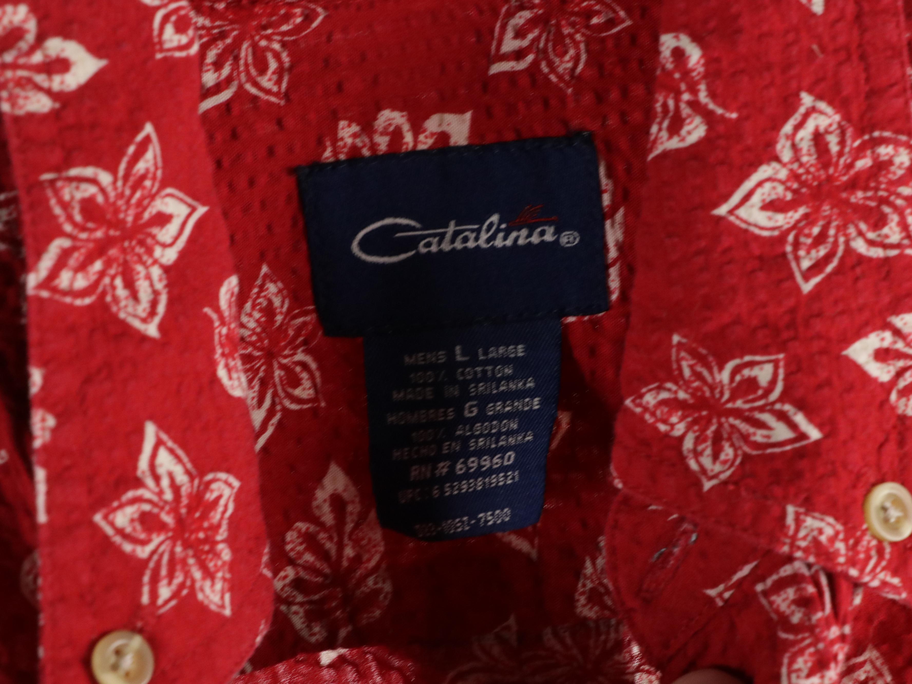 Men's Reputation Green Silk, Catalina Floral Printed and Other Button-Up Shirts