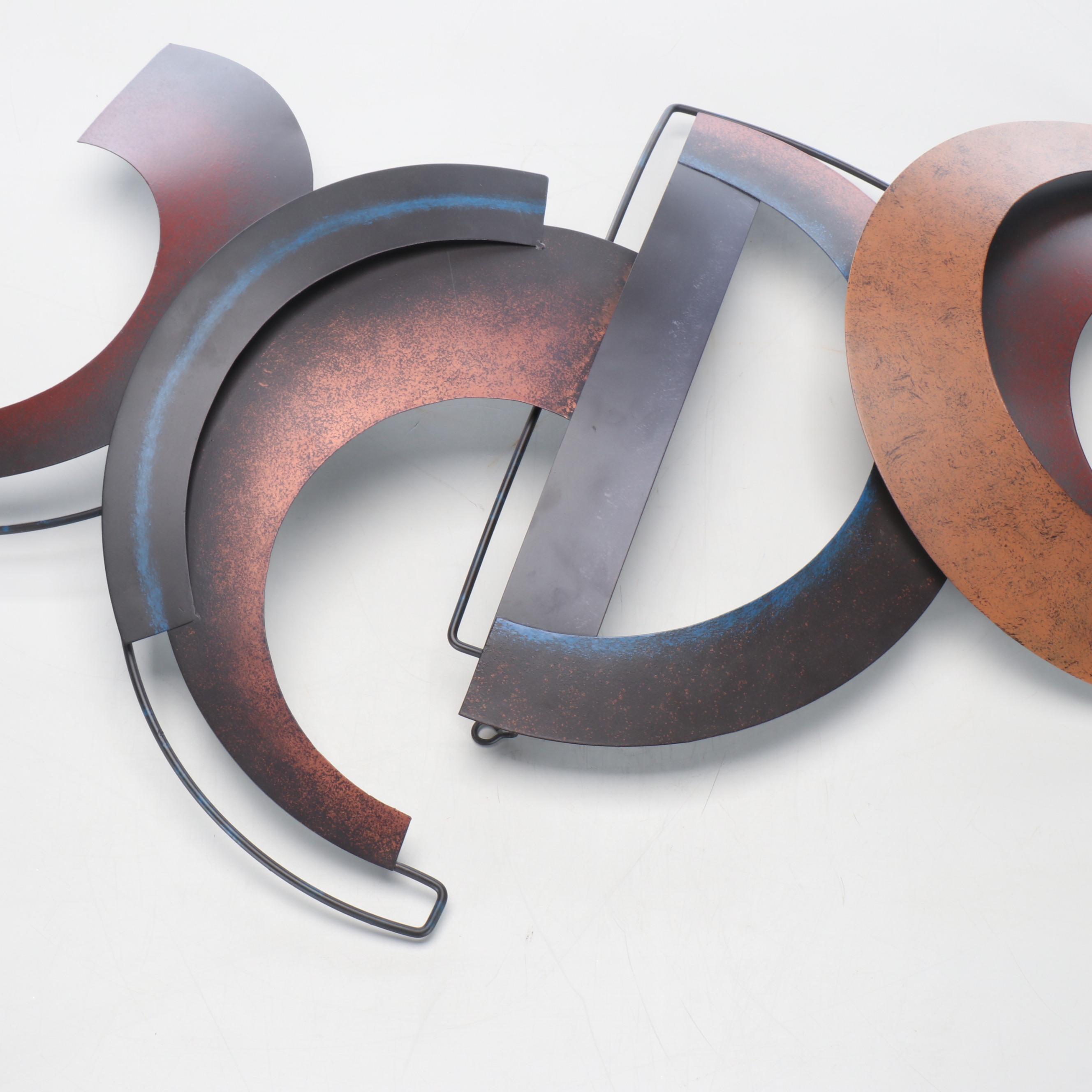 Curtis Jeré Abstract Metal Wall Sculpture "Echo," 2003