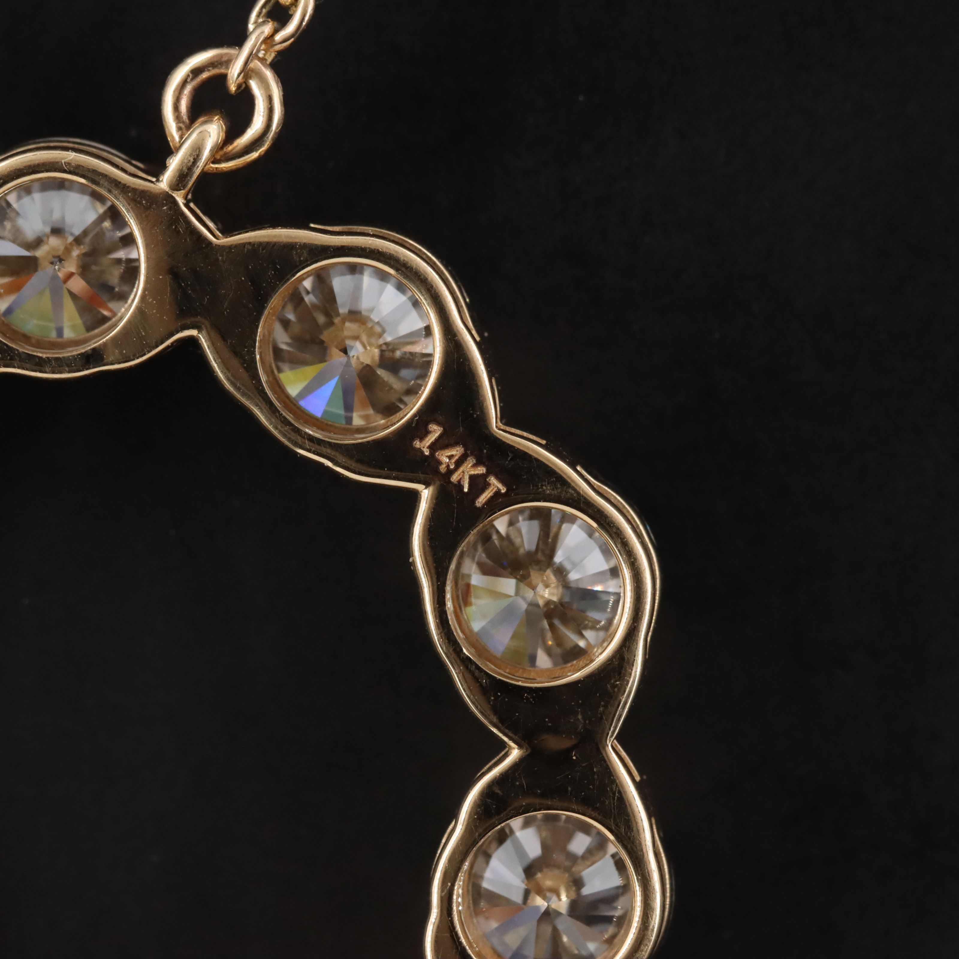 14K 6.79 CTW Lab Grown Diamond Wreath Necklace