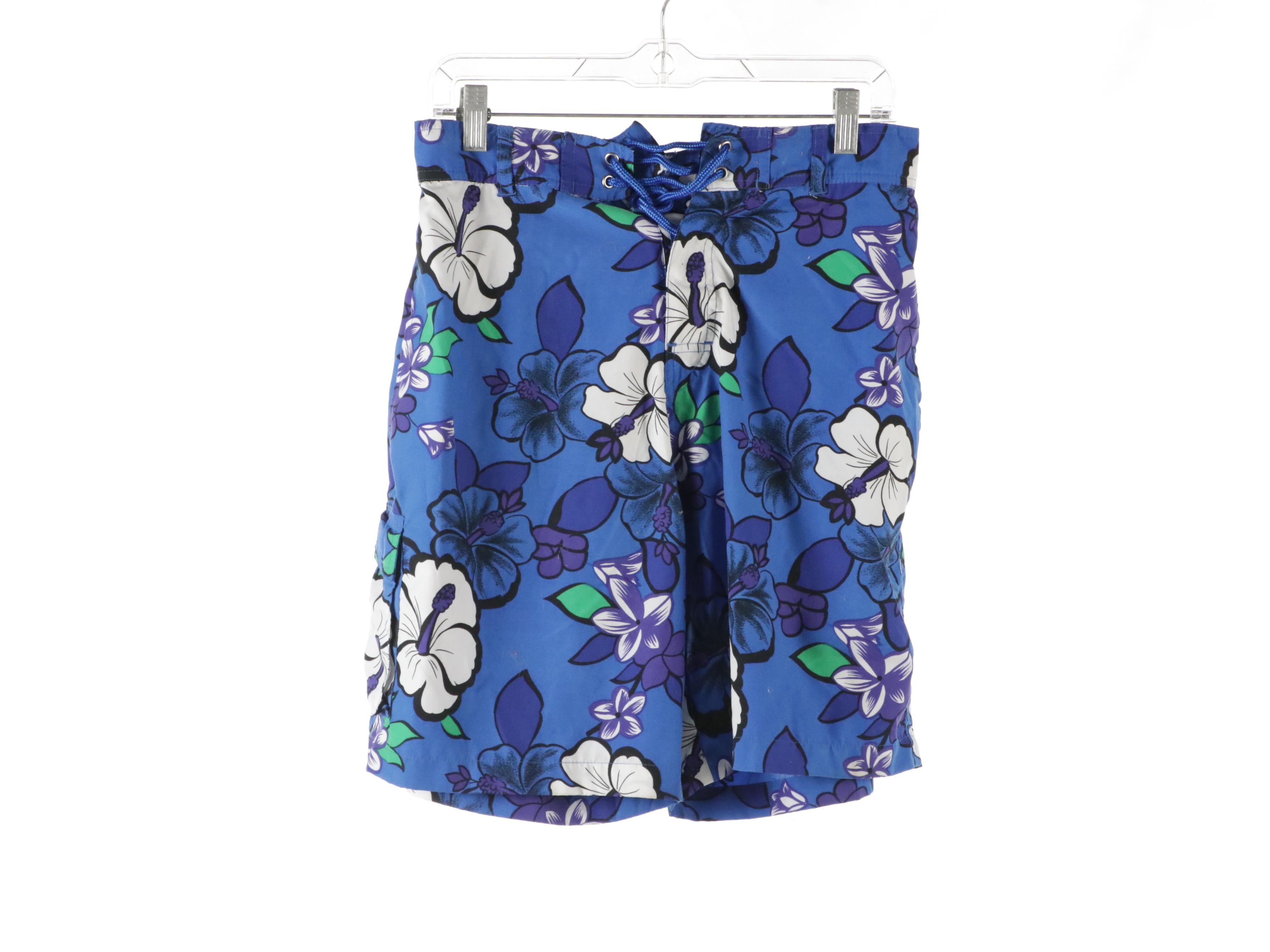 Men's Izod, Bill Blass, Chaps and Other Hawaiian Shirts and Swim Trunks