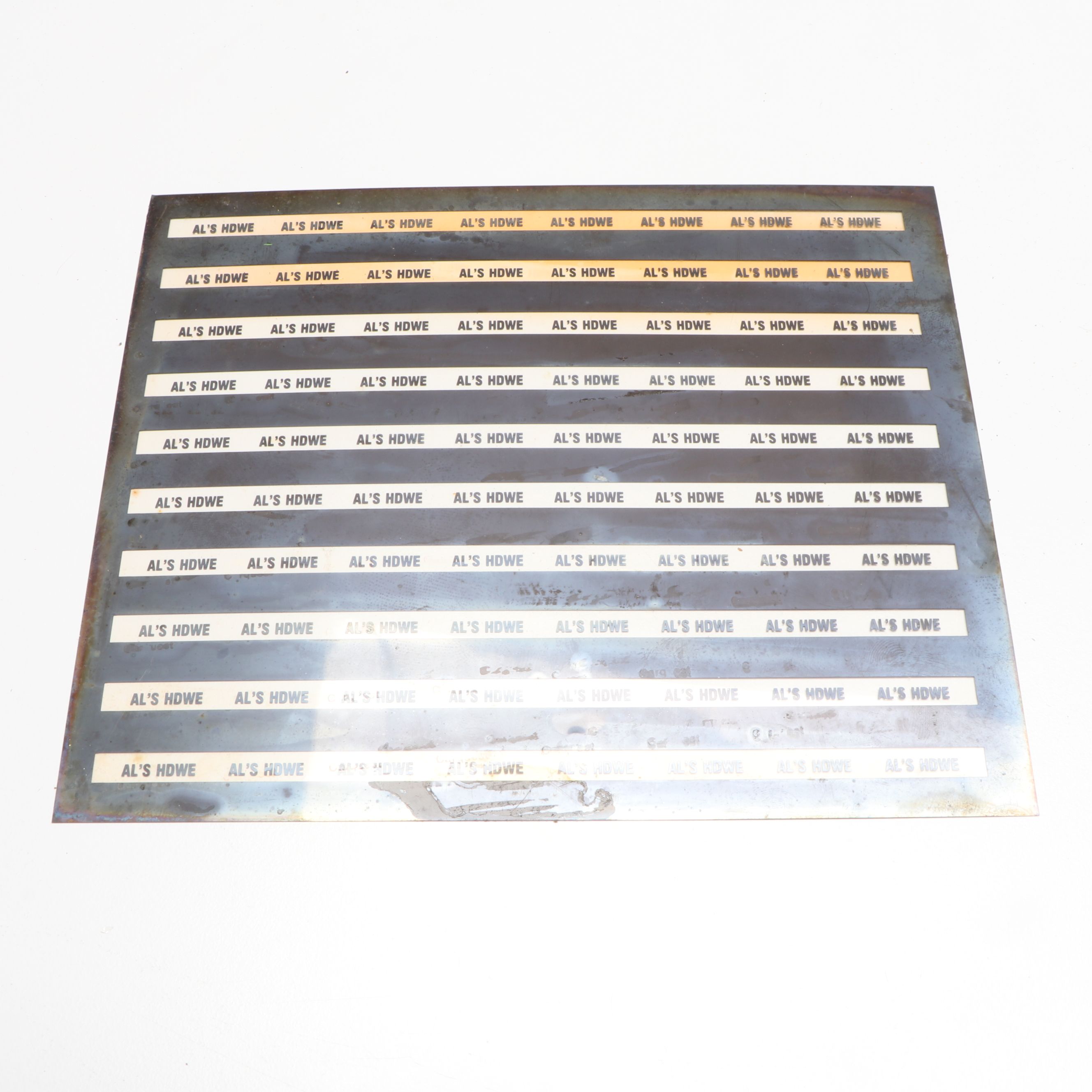 Fiberboard and Other Vintage Printing Plates