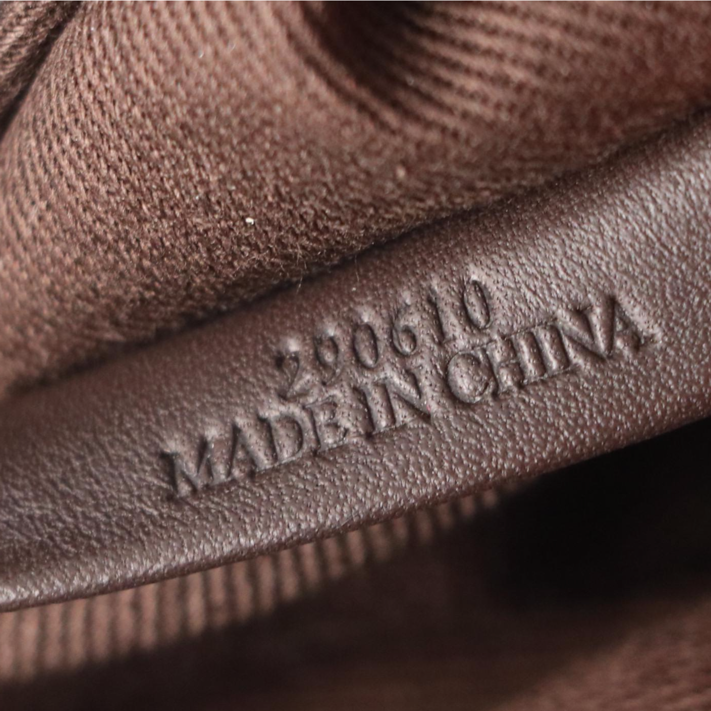 Loewe Anagram Canvas and Brown Leather Vertical Tote