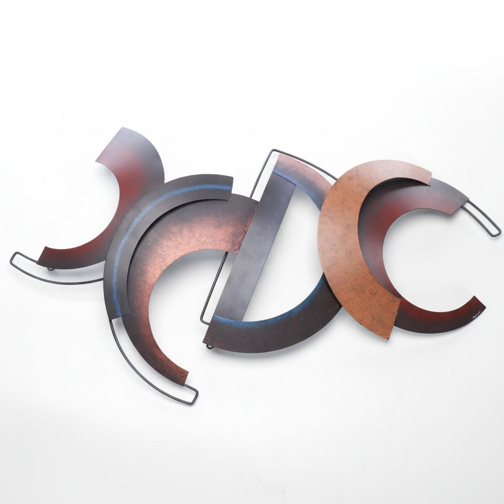 Curtis Jeré Abstract Metal Wall Sculpture "Echo," 2003