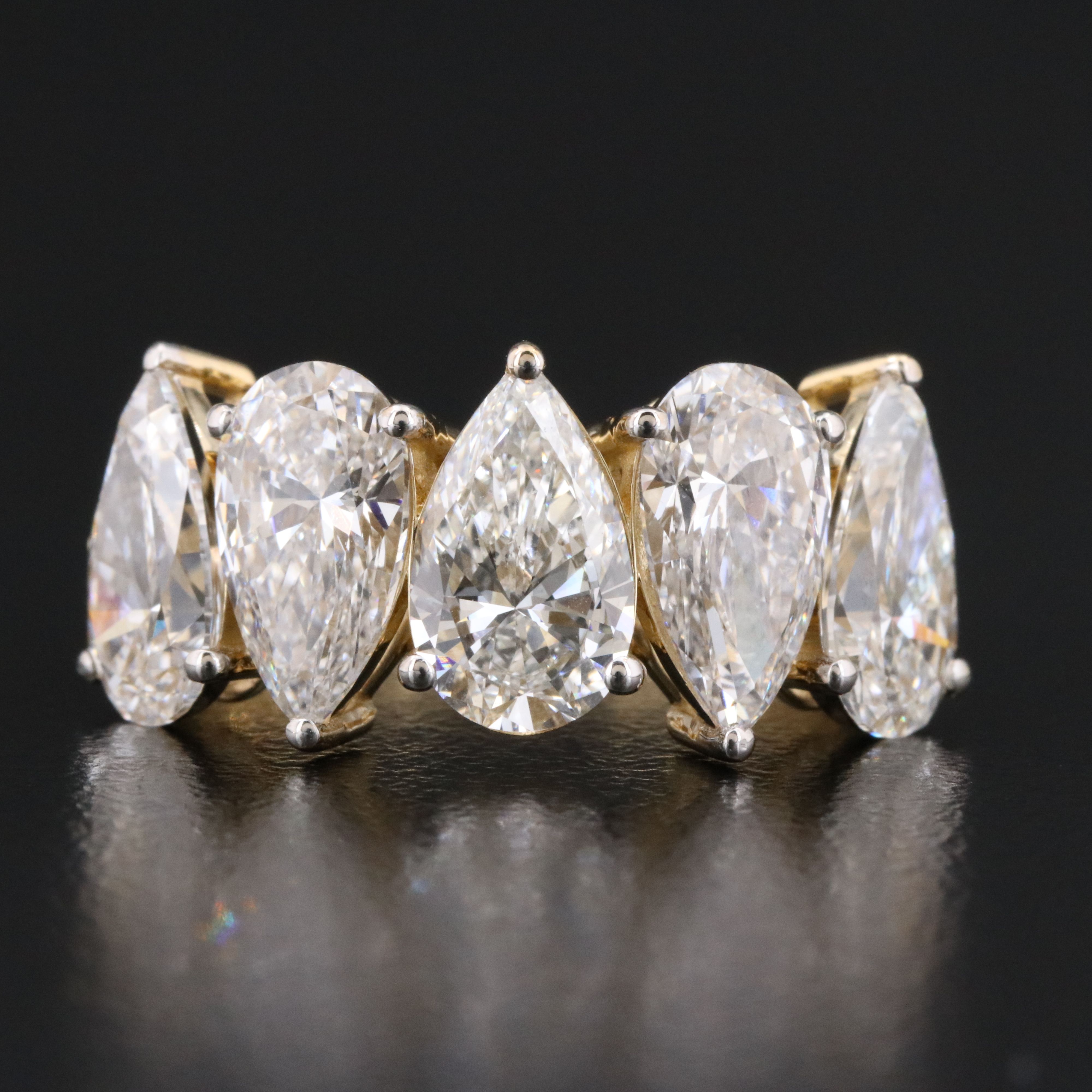 14K 4.72 CTW Lab Grown Diamond Ring