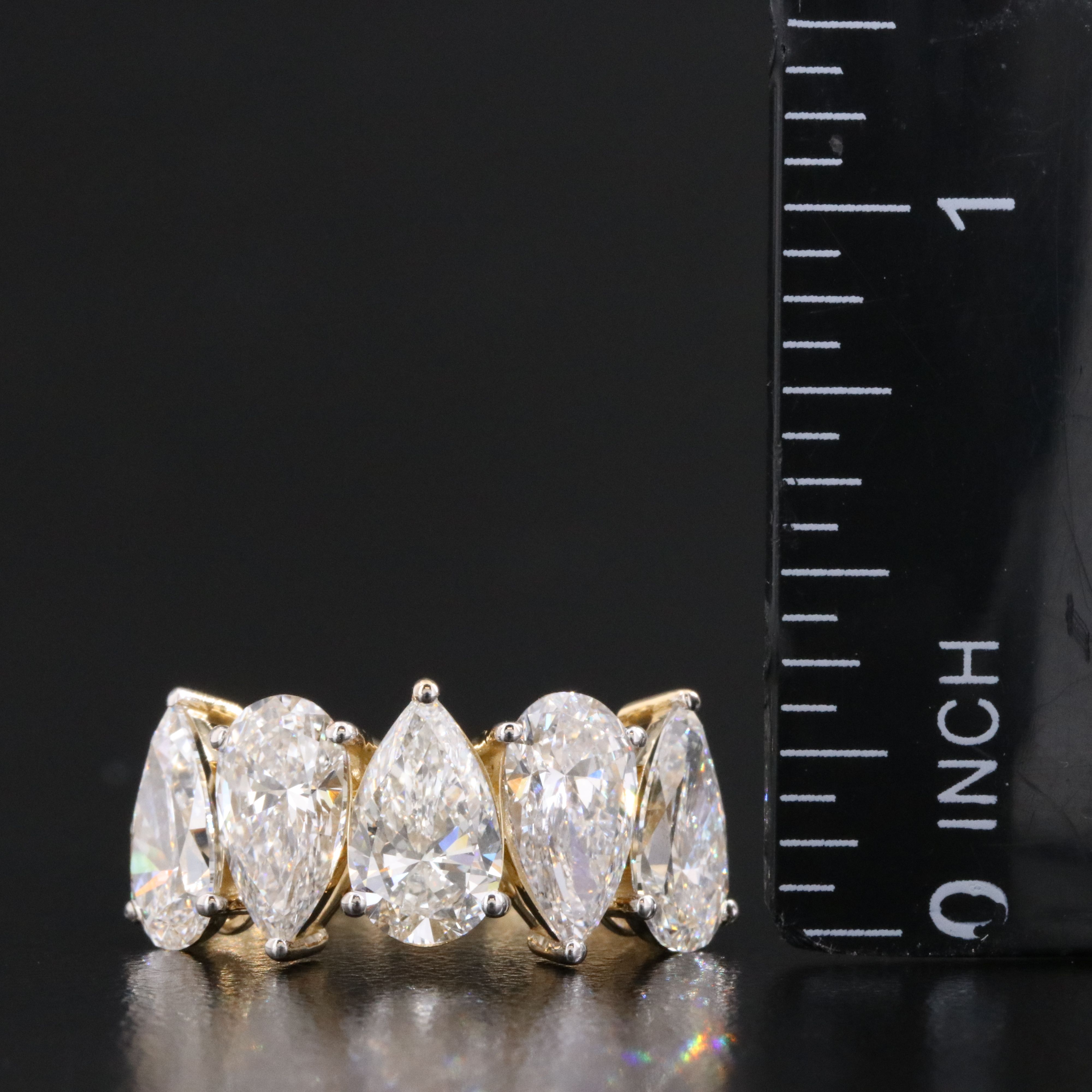 14K 4.72 CTW Lab Grown Diamond Ring