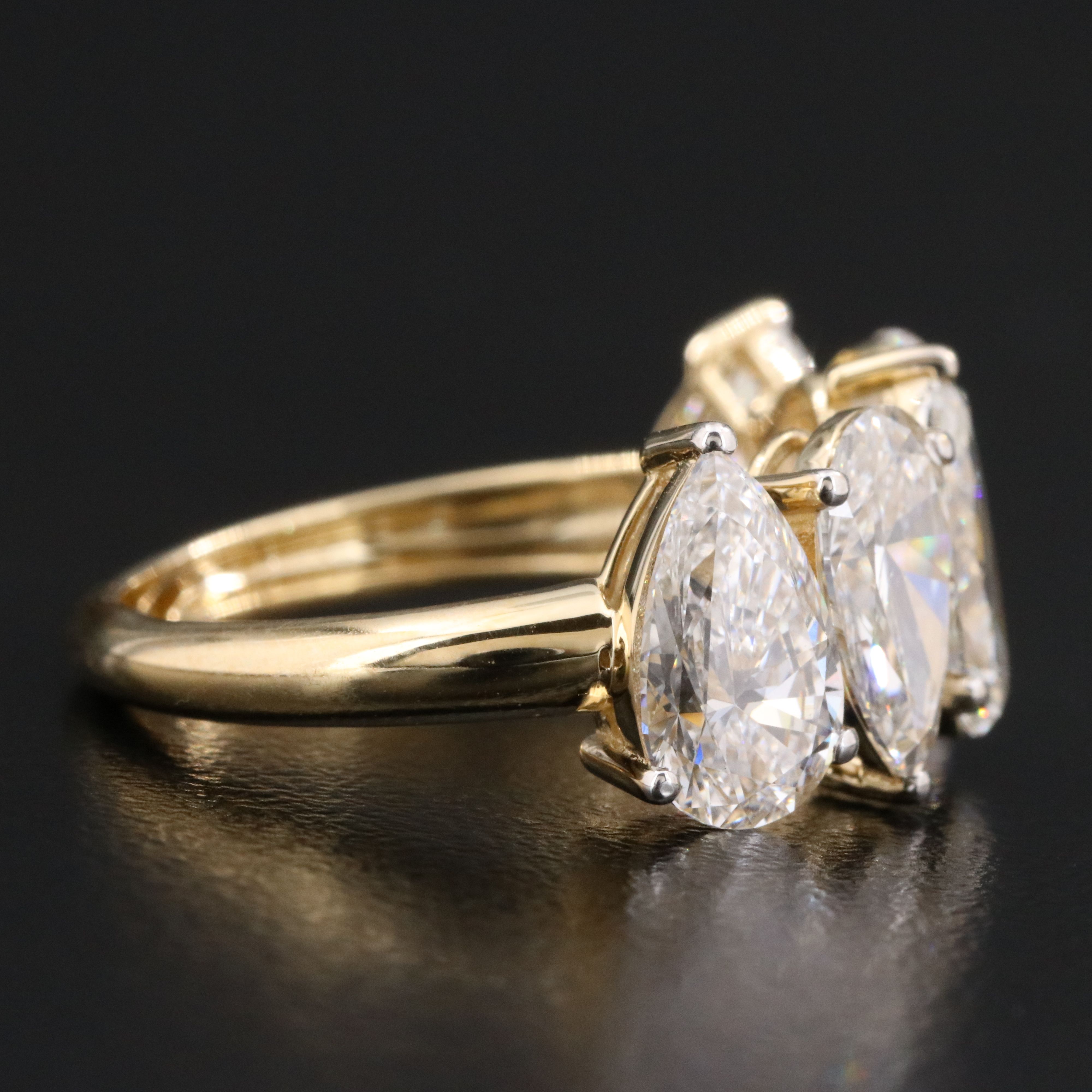 14K 4.72 CTW Lab Grown Diamond Ring