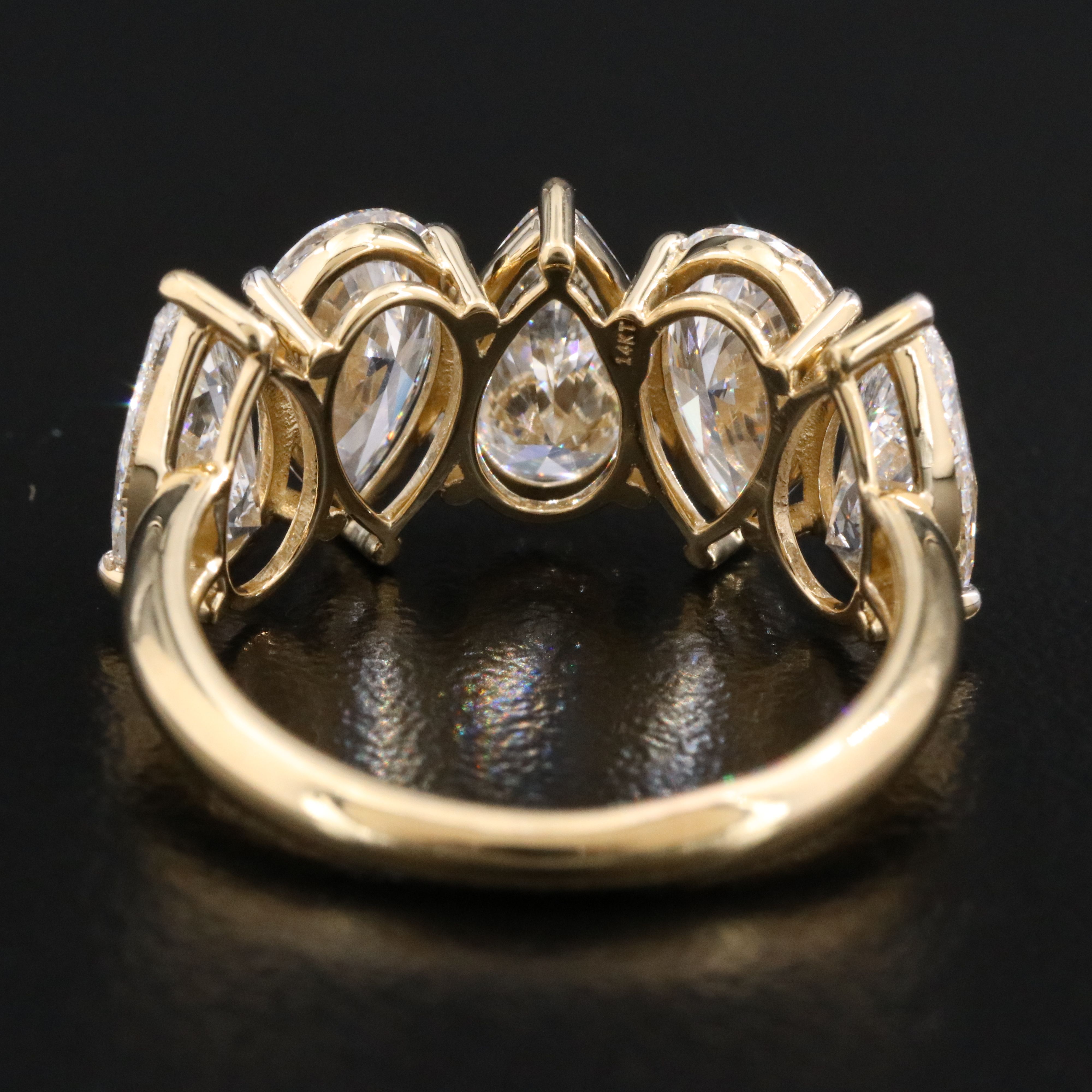 14K 4.72 CTW Lab Grown Diamond Ring