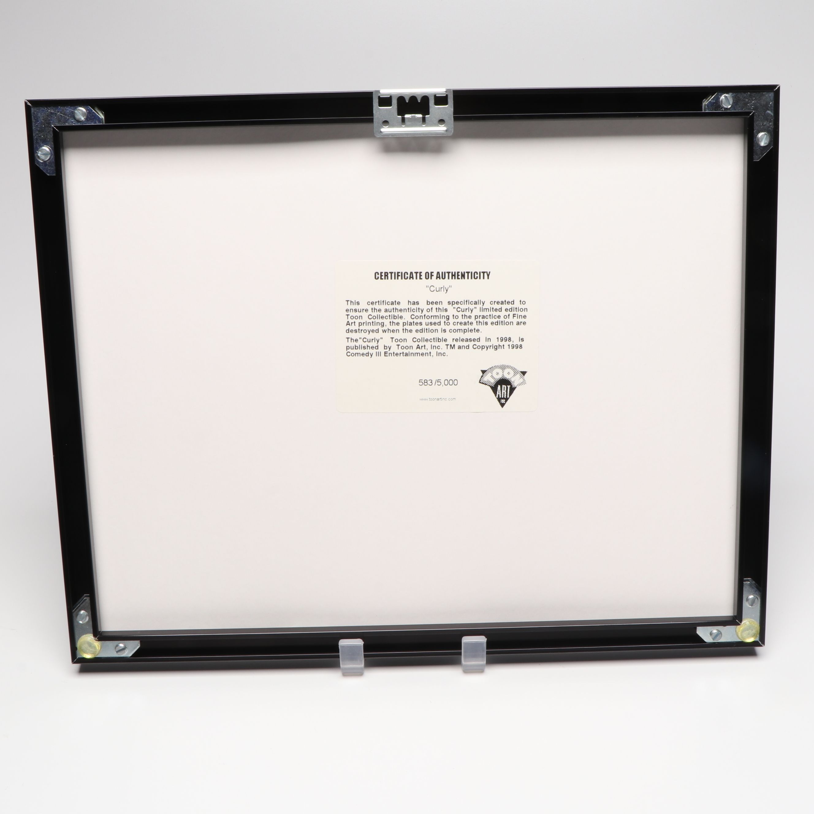 Toon Art "The Three Stooges" Framed Collage Displays