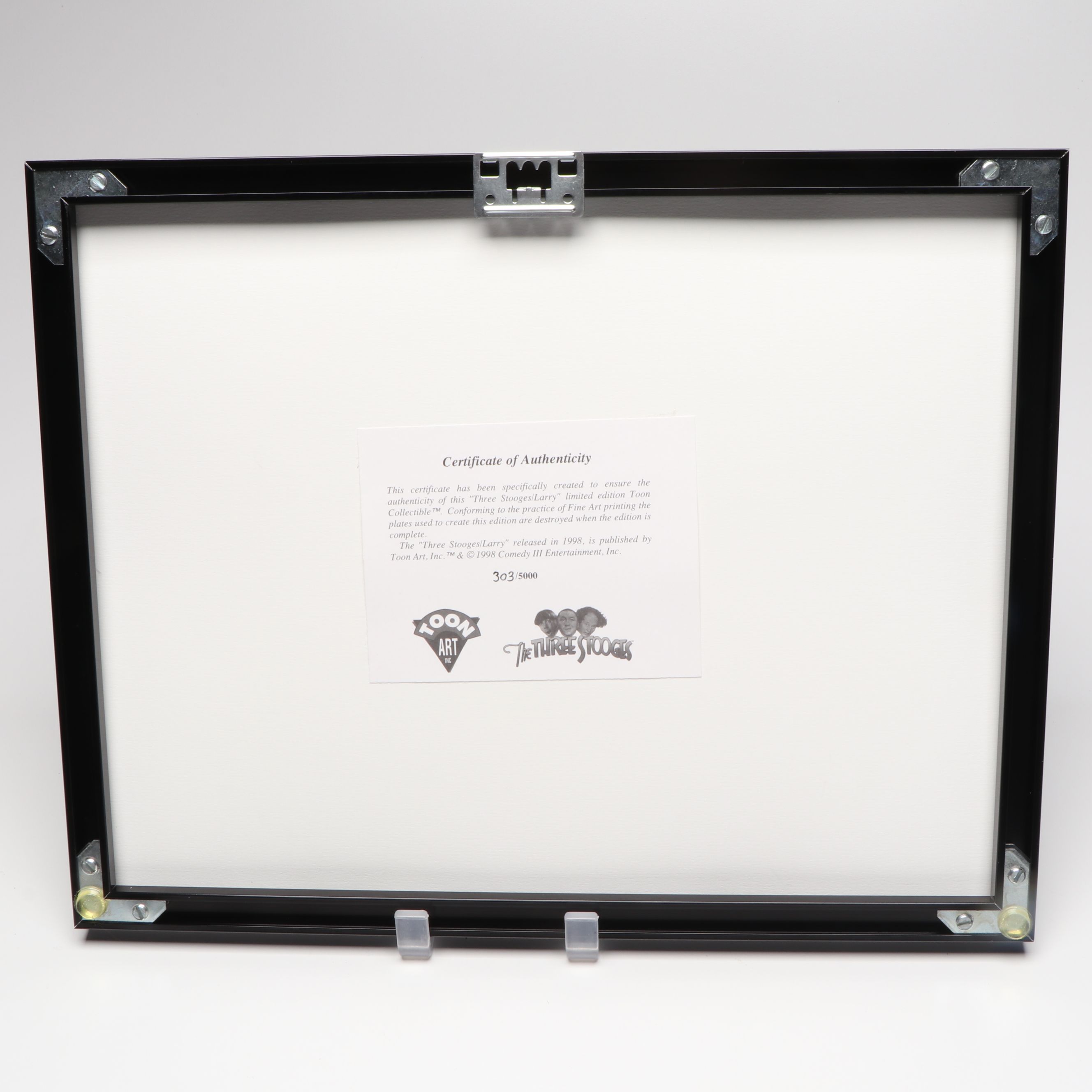 Toon Art "The Three Stooges" Framed Collage Displays