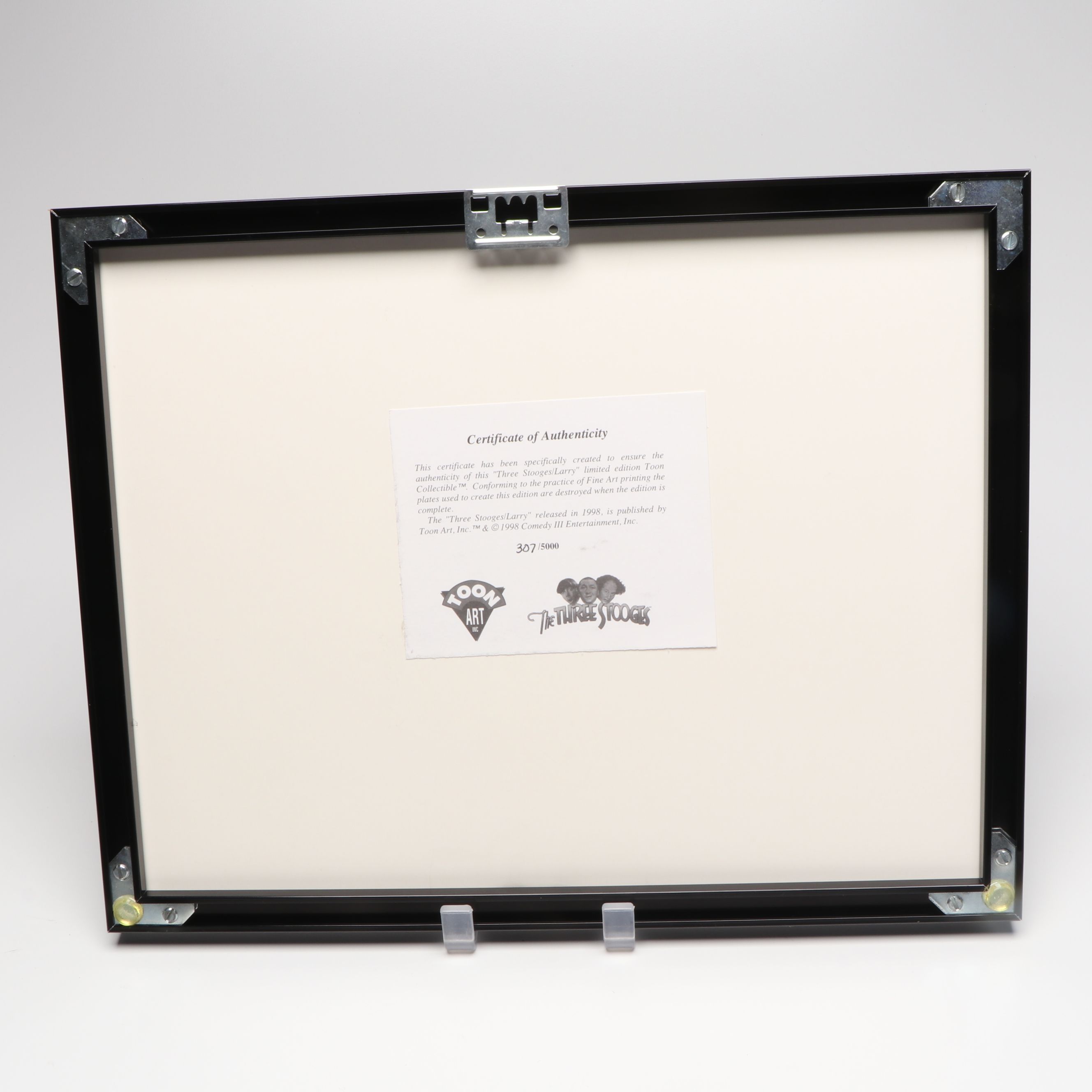 Toon Art "The Three Stooges" Framed Collage Displays