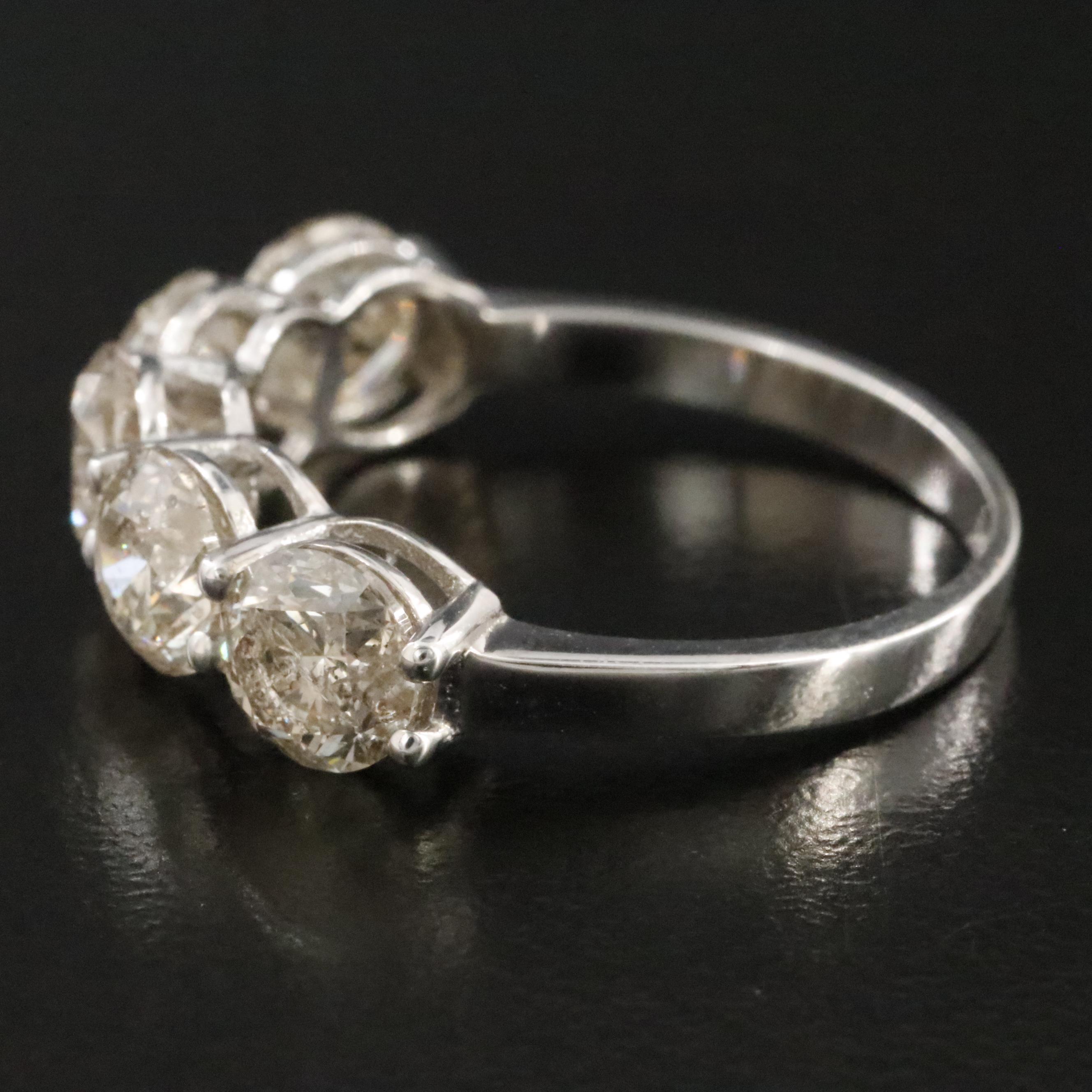 14K 3.53 CTW Fancy Diamond Ring with IGI Report