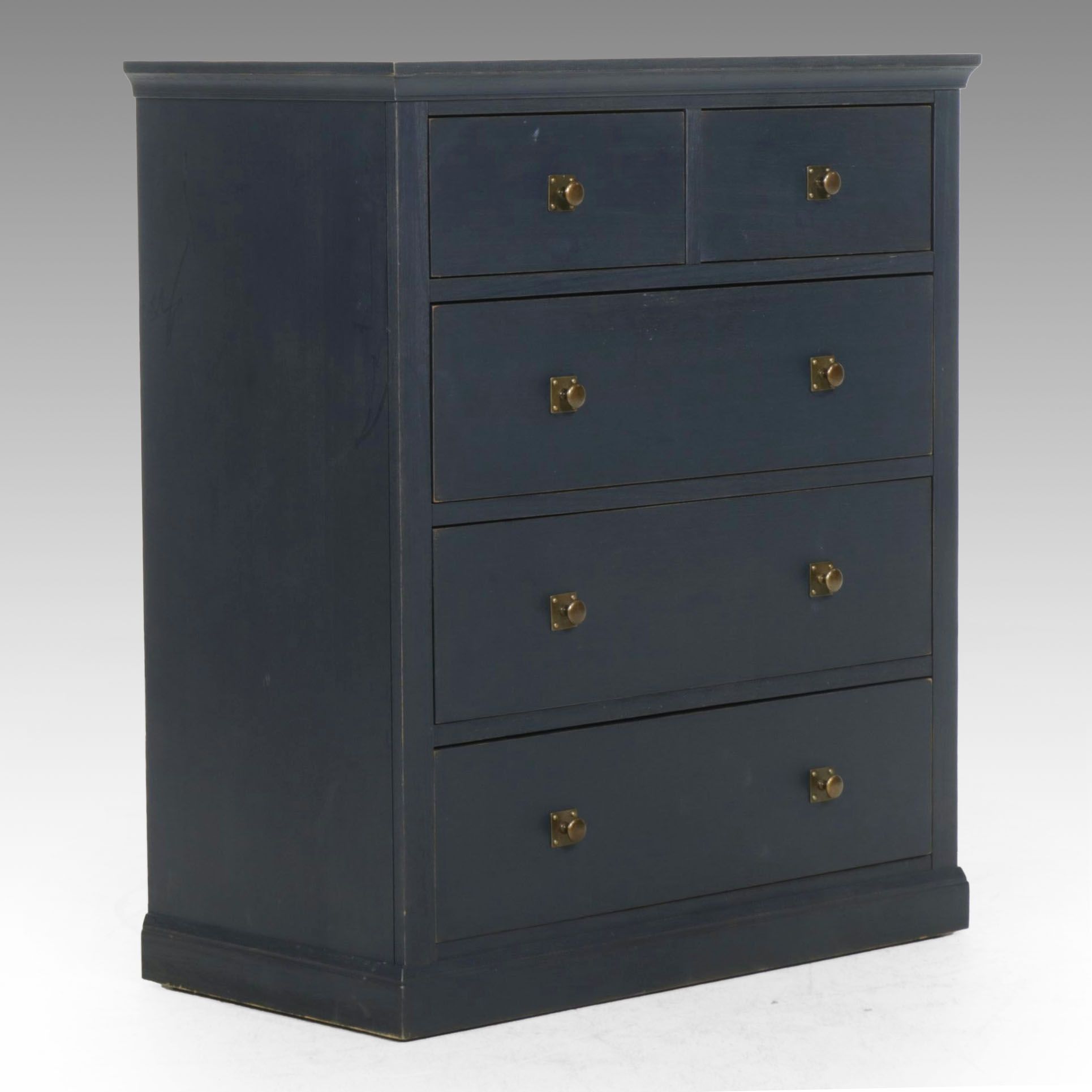 Pottery Barn Kids "Charlie" 5-Drawer Dresser in Weathered Navy