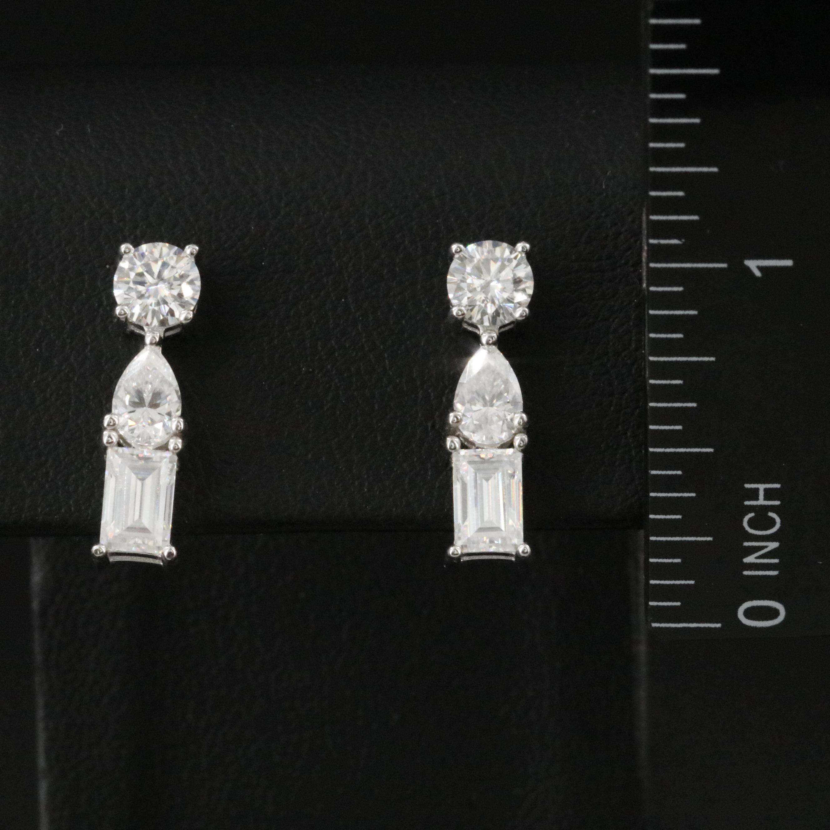 Sterling Moissanite Earrings