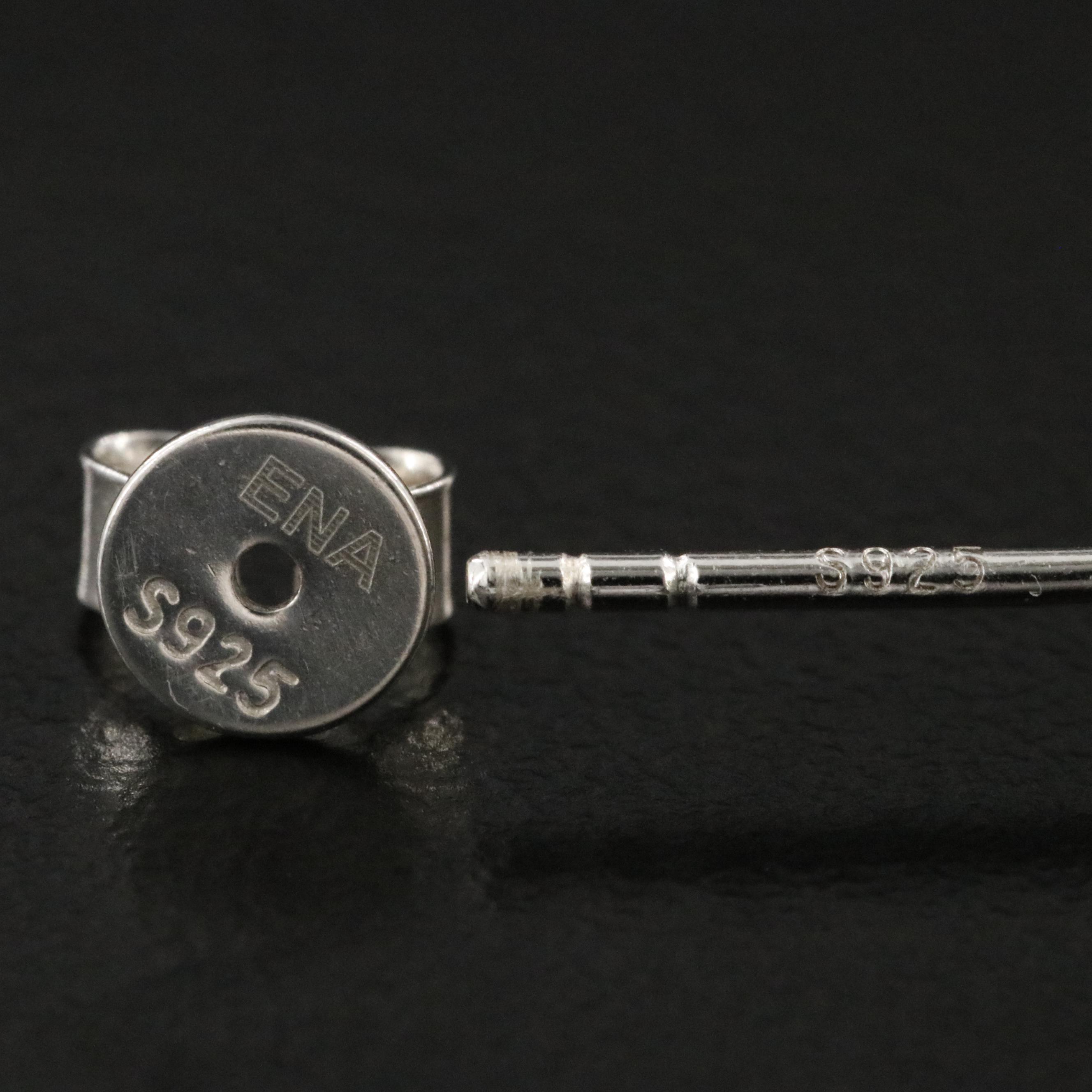 Sterling Moissanite Earrings