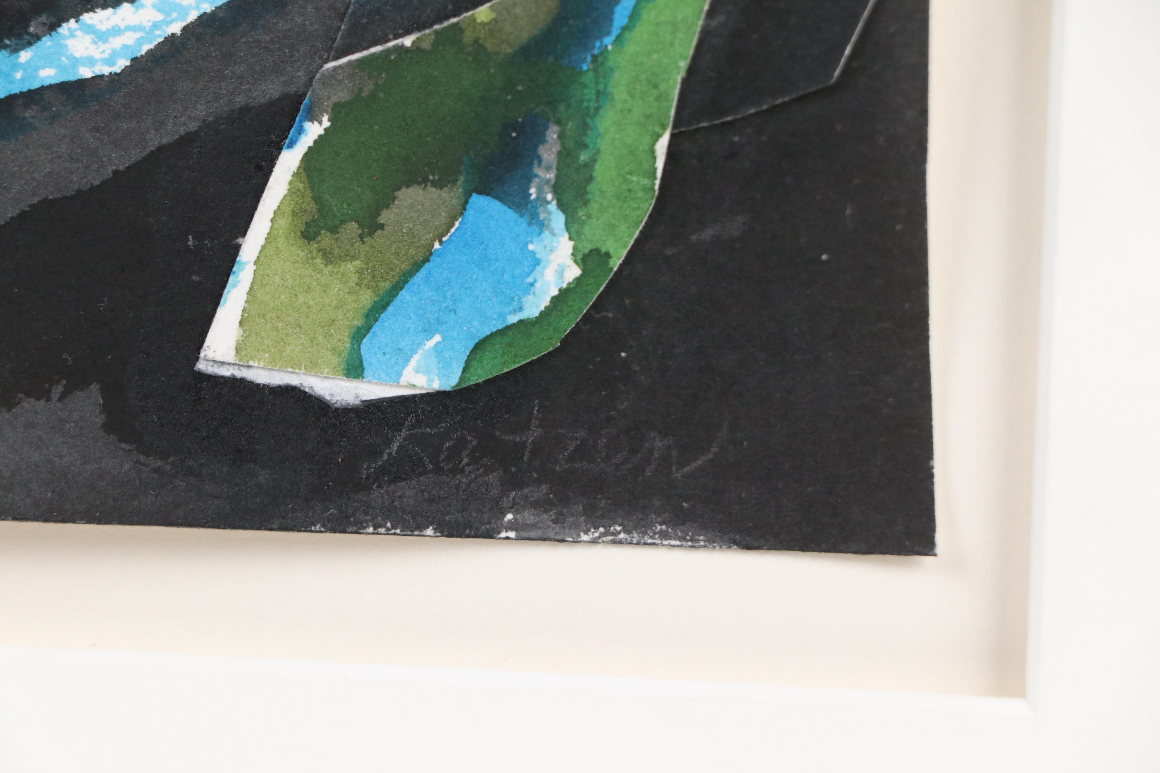 Myrtle Katzen Watercolor Painting "Three Oranges," Mid to Late 20th Century