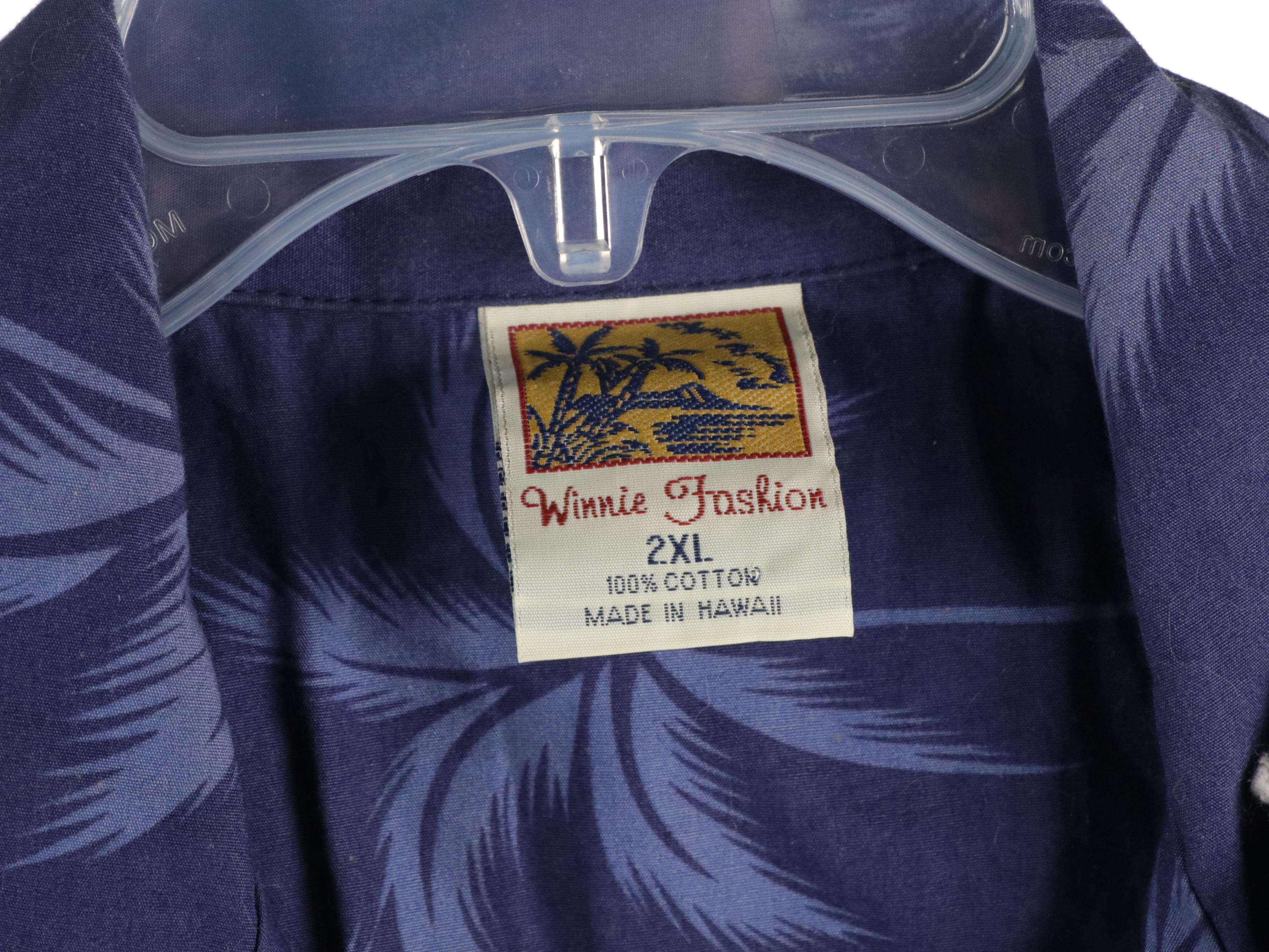 Men's Hawaiian-Made Winnie Fashion and Reyn Spooner Aloha Shirts and Other Shirt