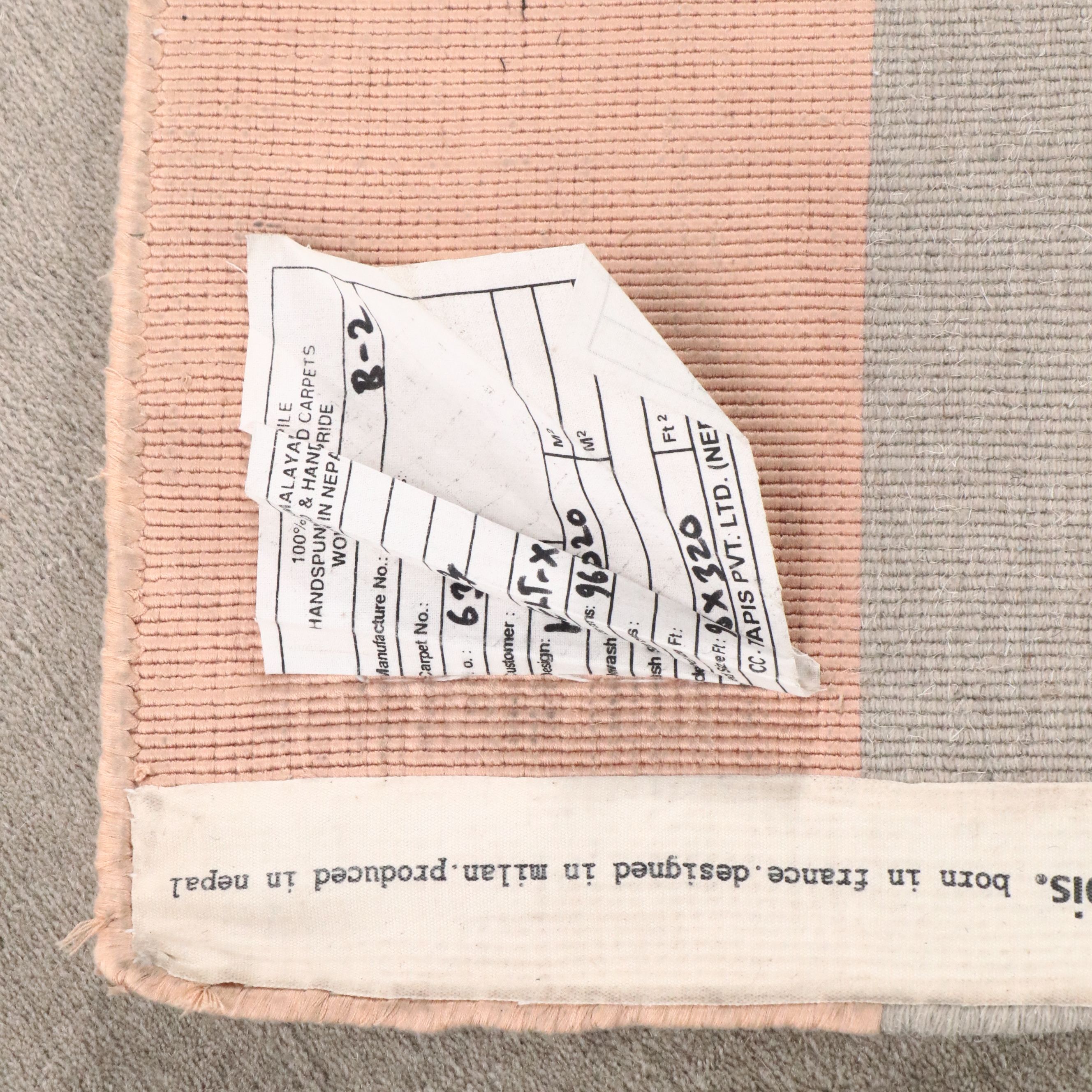 3'2 x 10'6 Hand-Knotted Nepalese Modern Long Rug